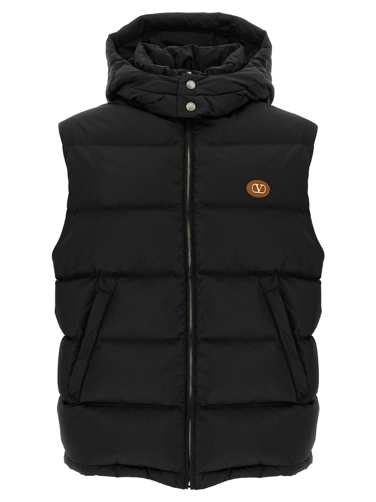 Valentino Garavani Black Polyamide Sleeveless Men's Jacket