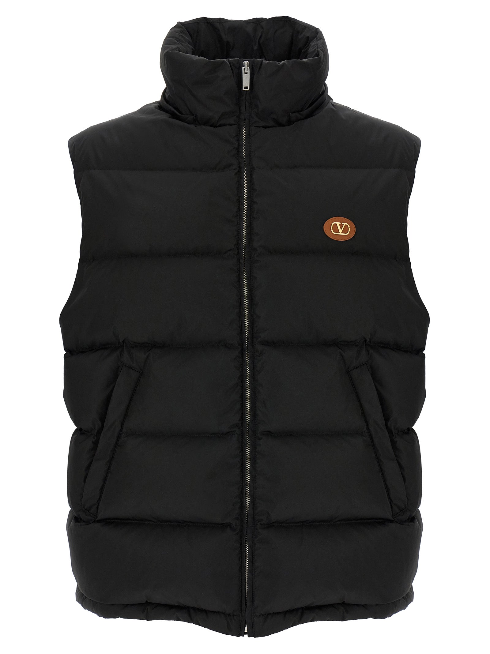 Valentino Garavani Black Polyamide Sleeveless Men's Jacket