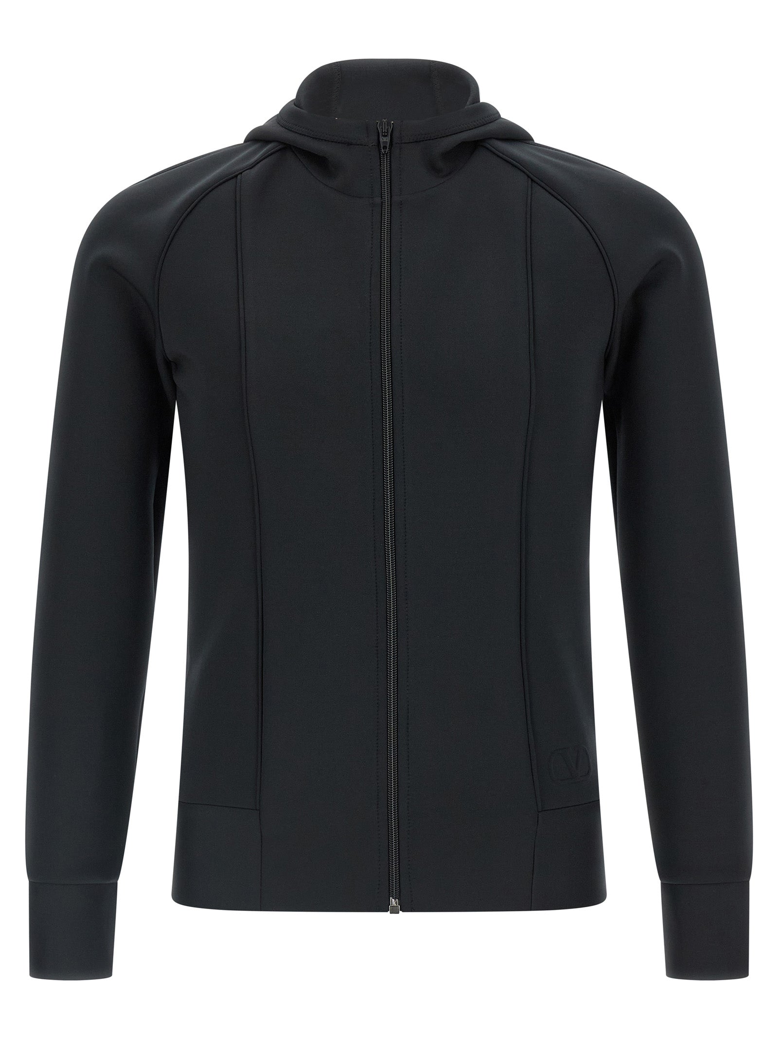 Valentino Garavani Black Polyester Men's Sweatshirt