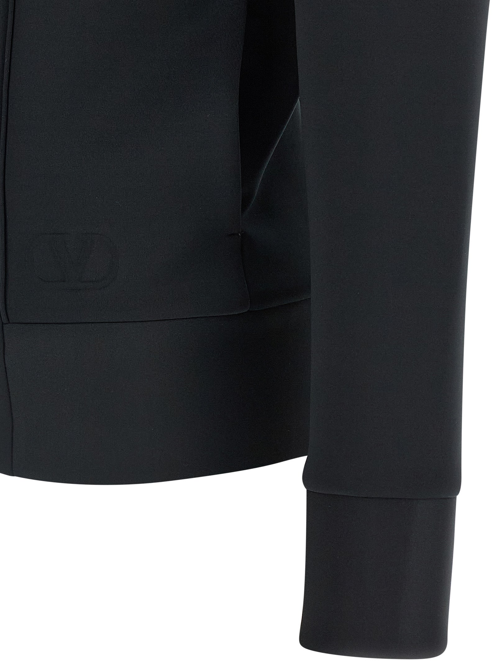 Valentino Garavani Black Polyester Men's Sweatshirt