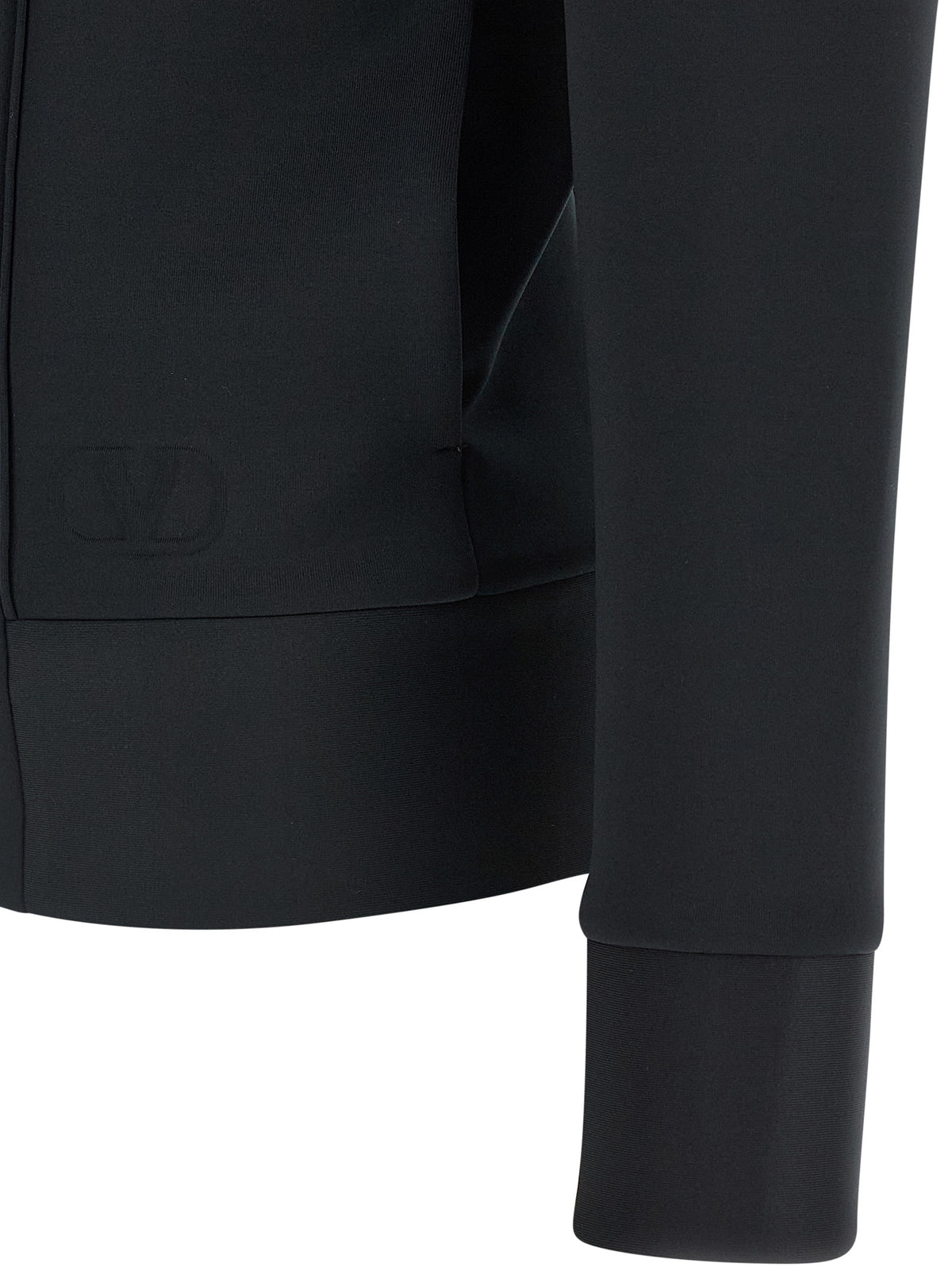 Valentino Garavani Black Polyester Men's Sweatshirt
