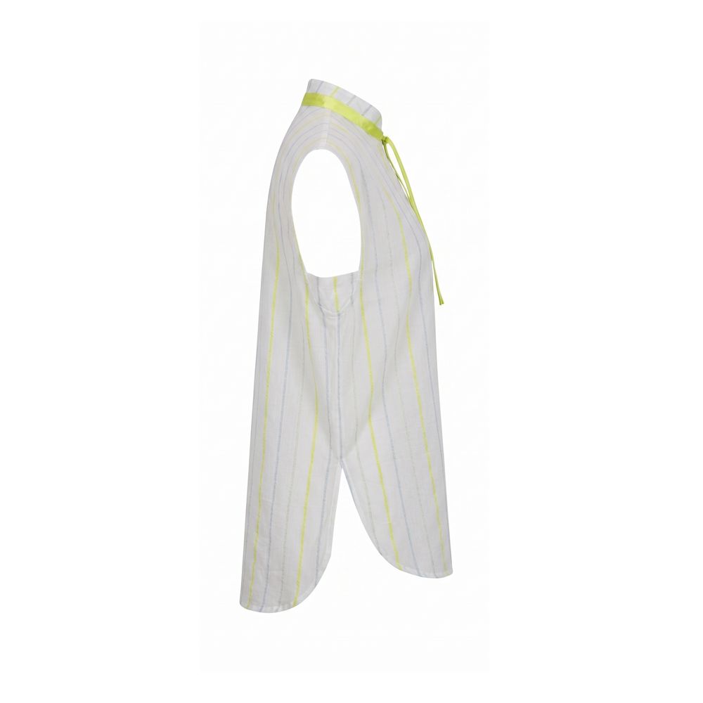 Malo White Cotton Women Women's Shirt