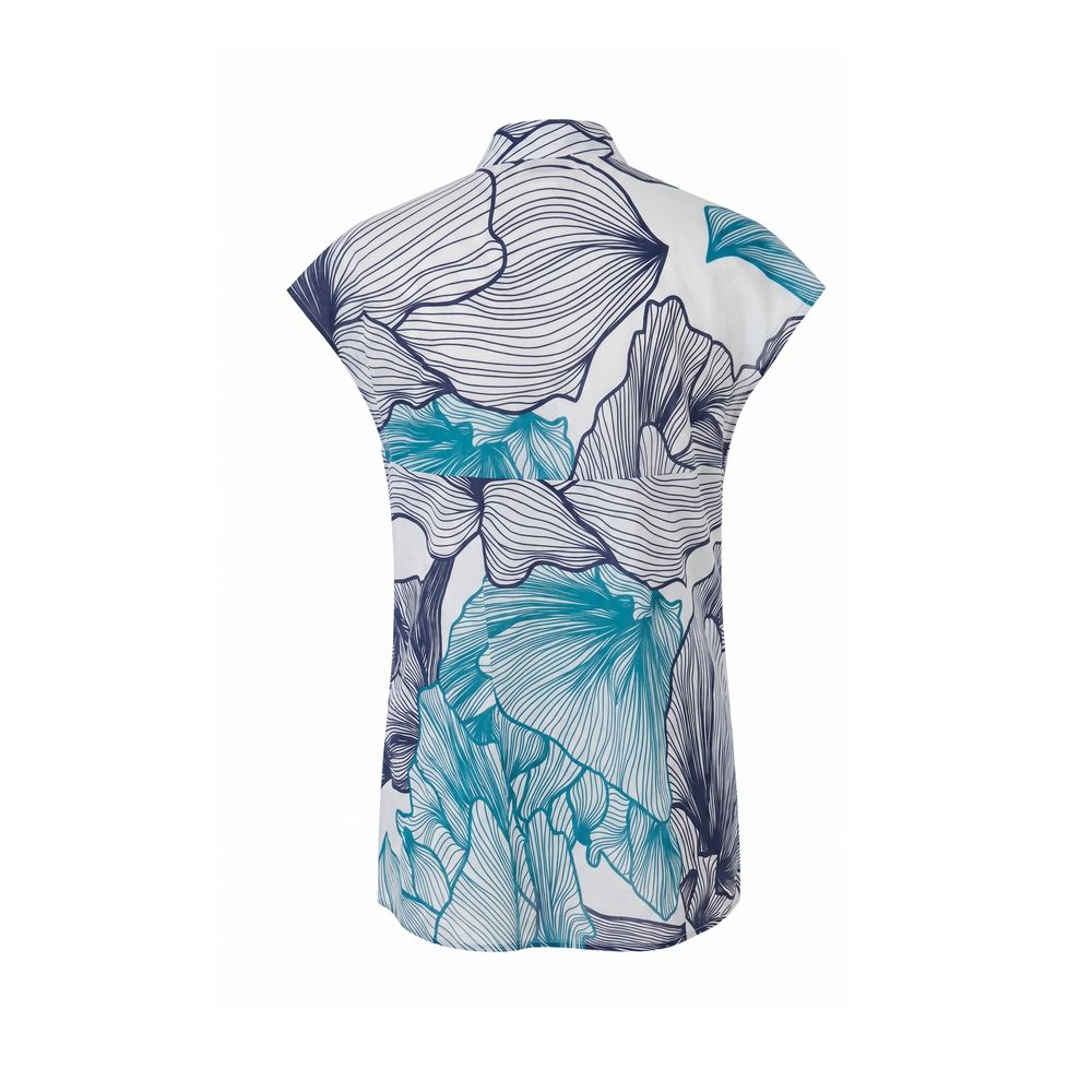 Malo Blue Cotton Women Women's Shirt