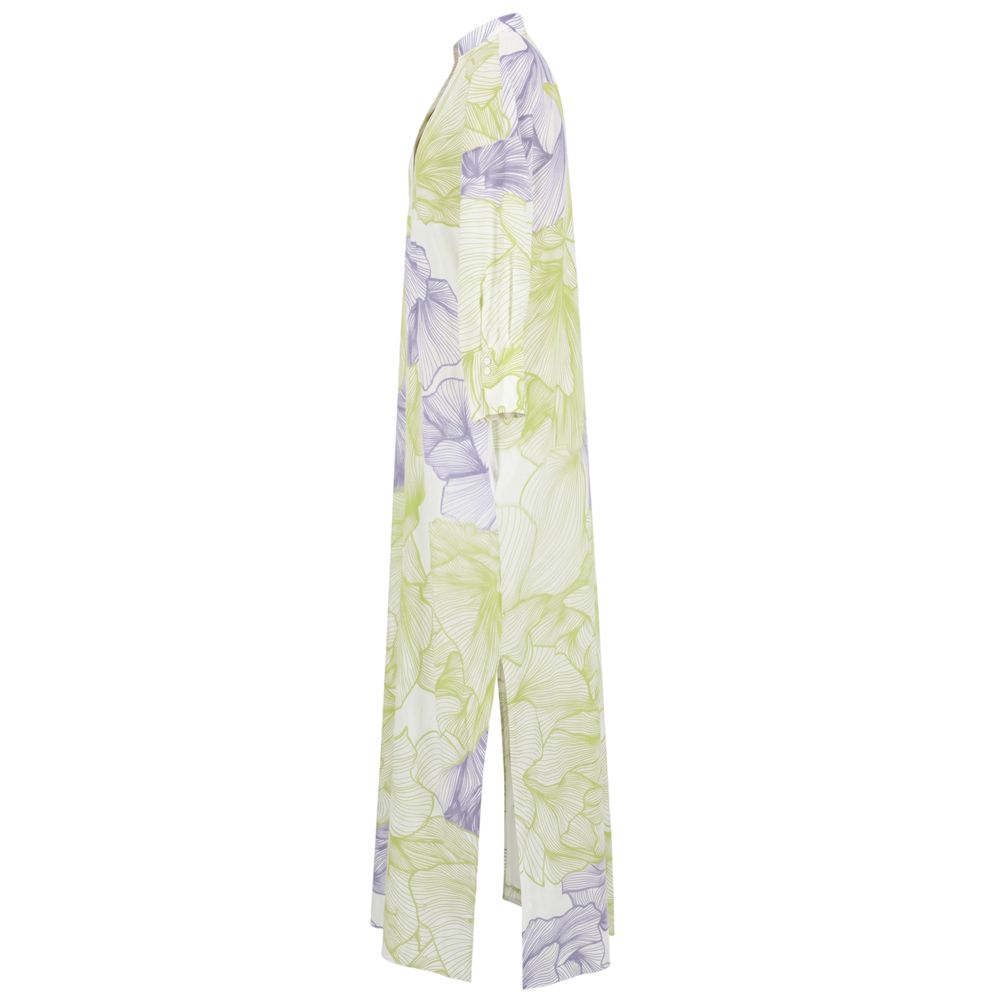 Malo Green Cotton Women Women's Dress