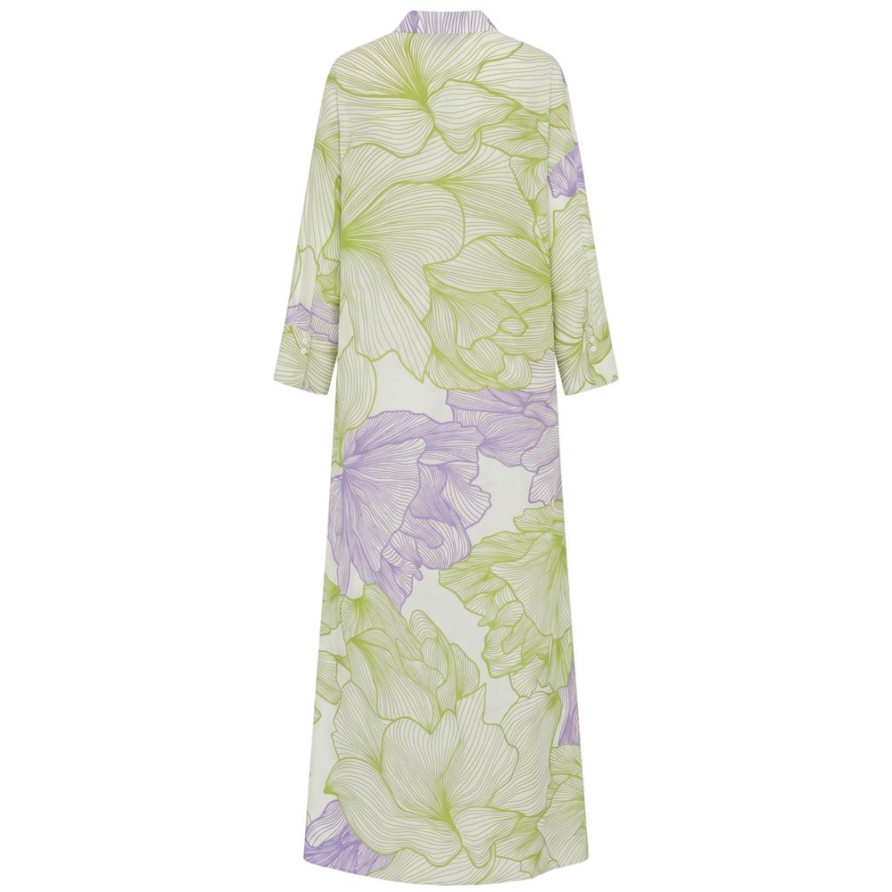 Malo Green Cotton Women Women's Dress