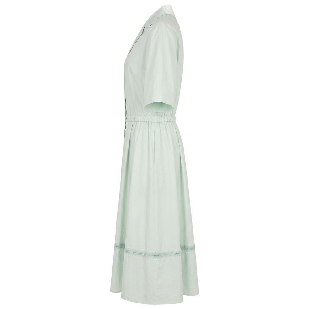 Malo Green Cotton Women Women's Dress