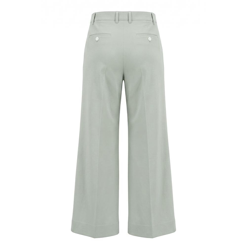 Malo Green Cotton Women Women's Pants