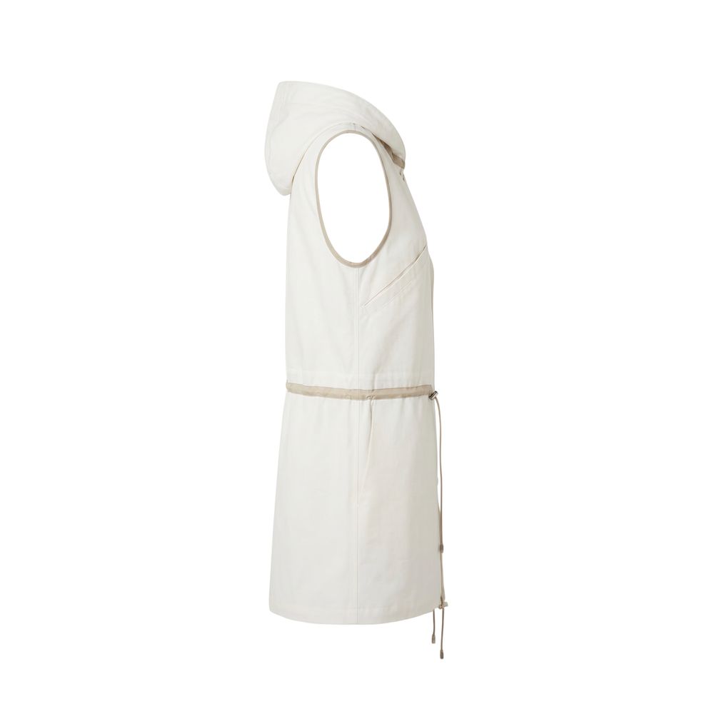 Malo White Cotton Women Women's Jacket