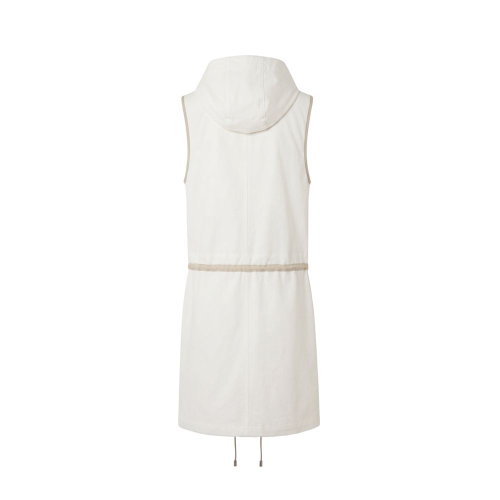 Malo White Cotton Women Women's Jacket