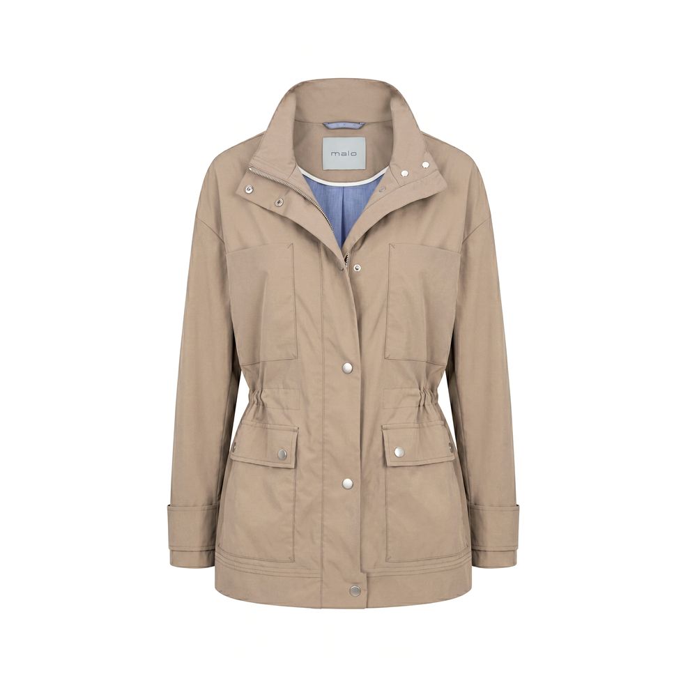 Malo Brown Cotton Women Women's Jacket