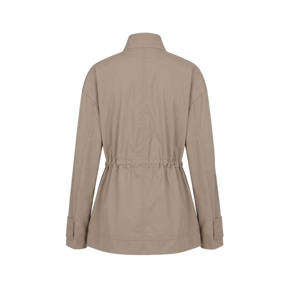 Malo Brown Cotton Women Women's Jacket