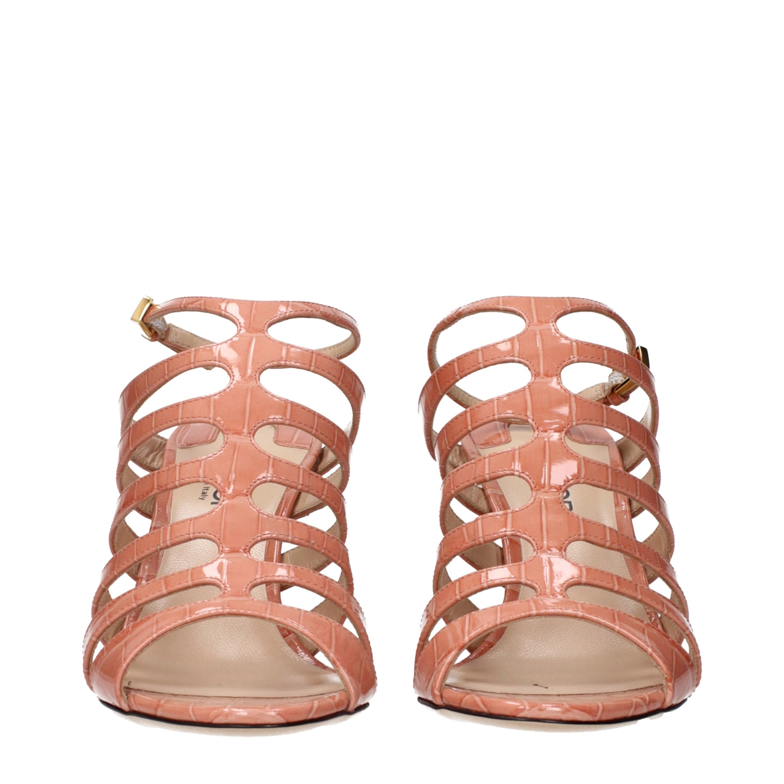 Tom Ford Pink Leather Stiletto Heel Women's Sandals