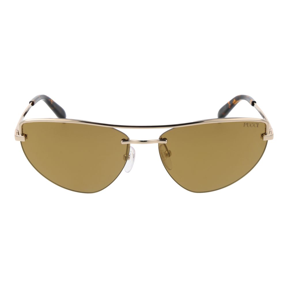 Emilio Pucci Gold Metal Women's Sunglasses
