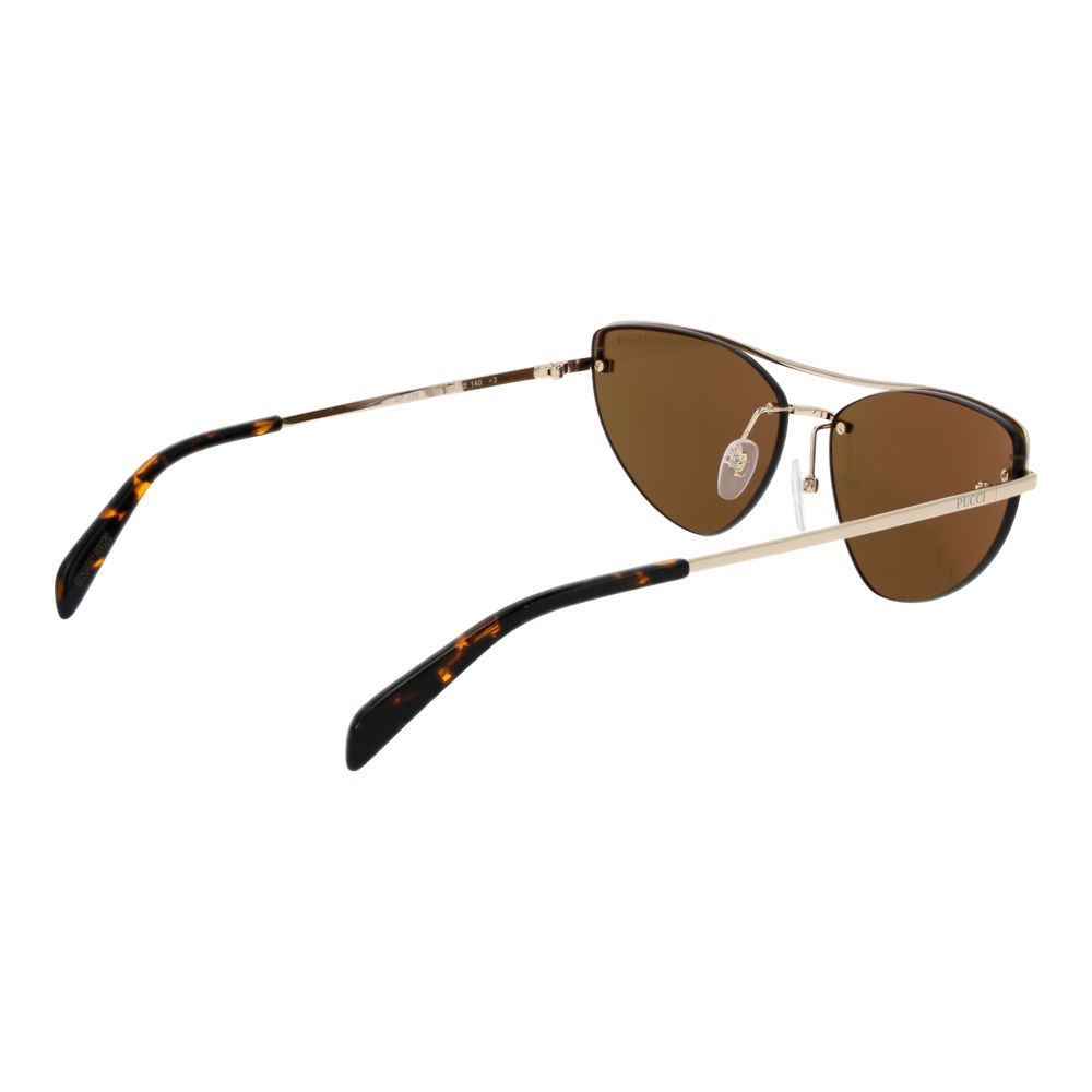 Emilio Pucci Gold Metal Women's Sunglasses