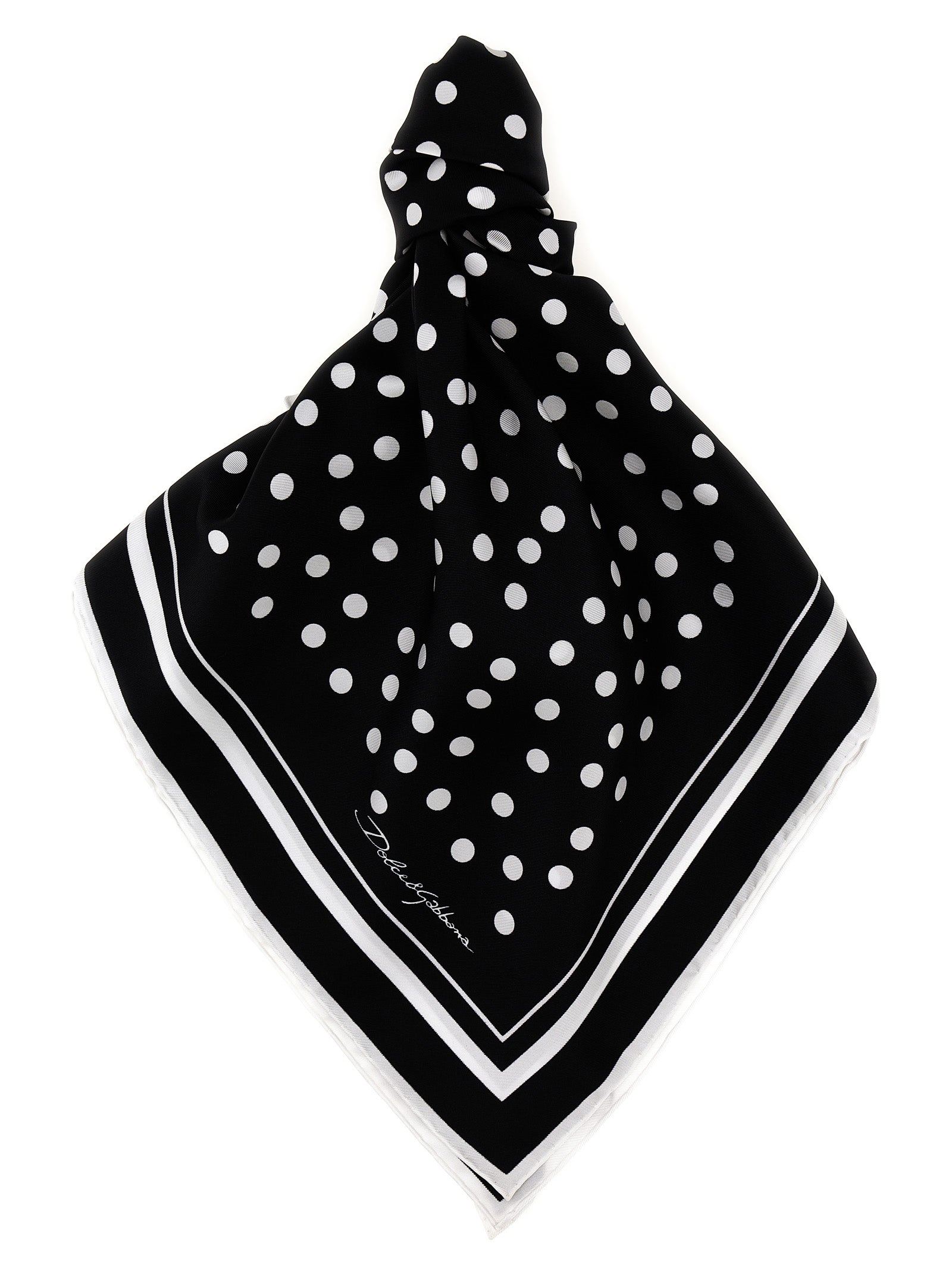 Dolce & Gabbana Bicolor Silk Women's Scarf