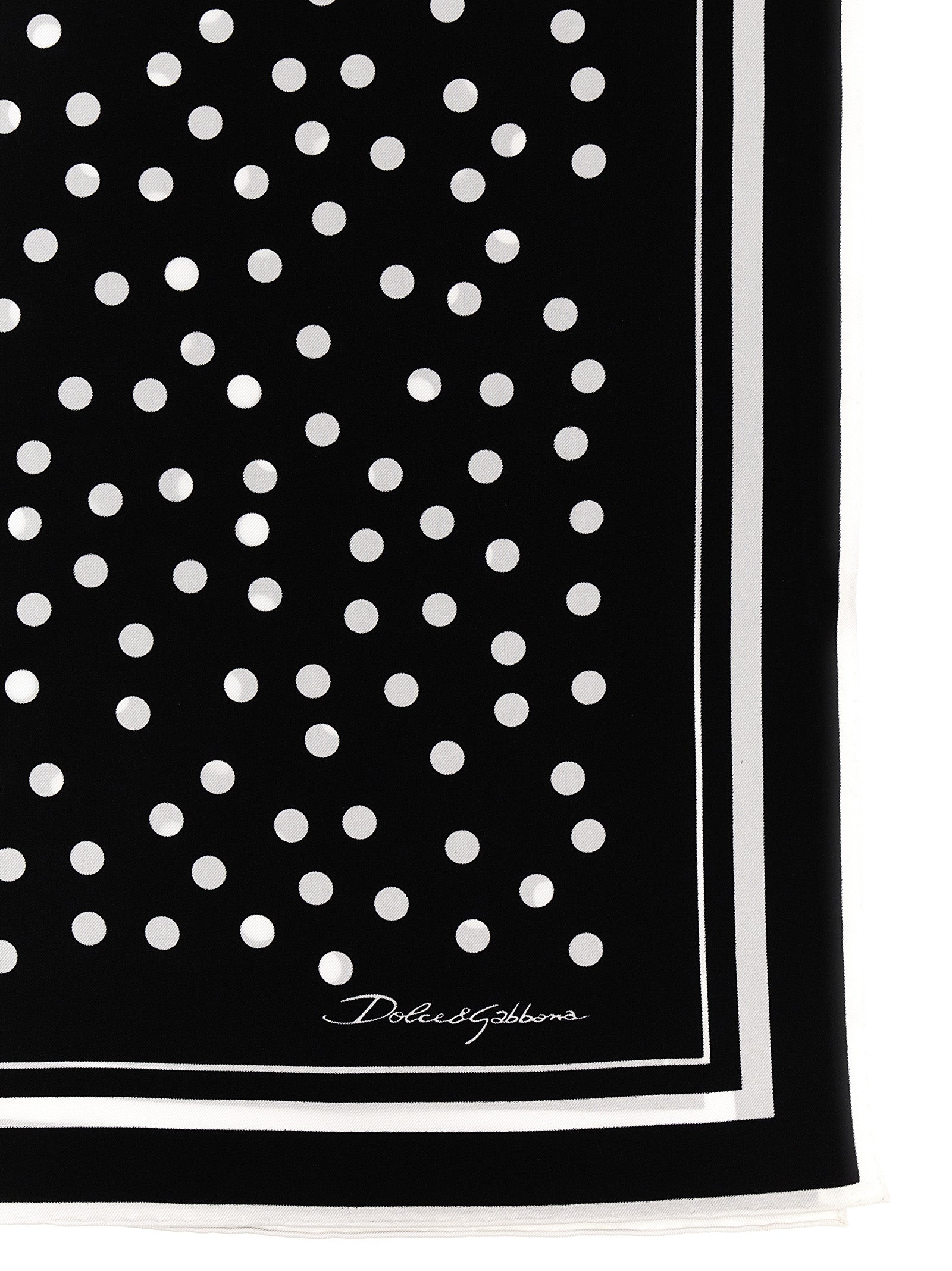 Dolce & Gabbana Bicolor Silk Women's Scarf