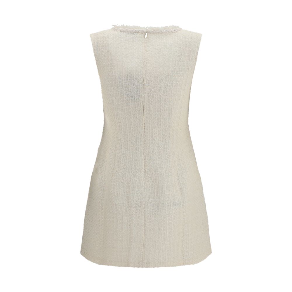 Self-Portrait Beige Polyamide Casual Women's Dress