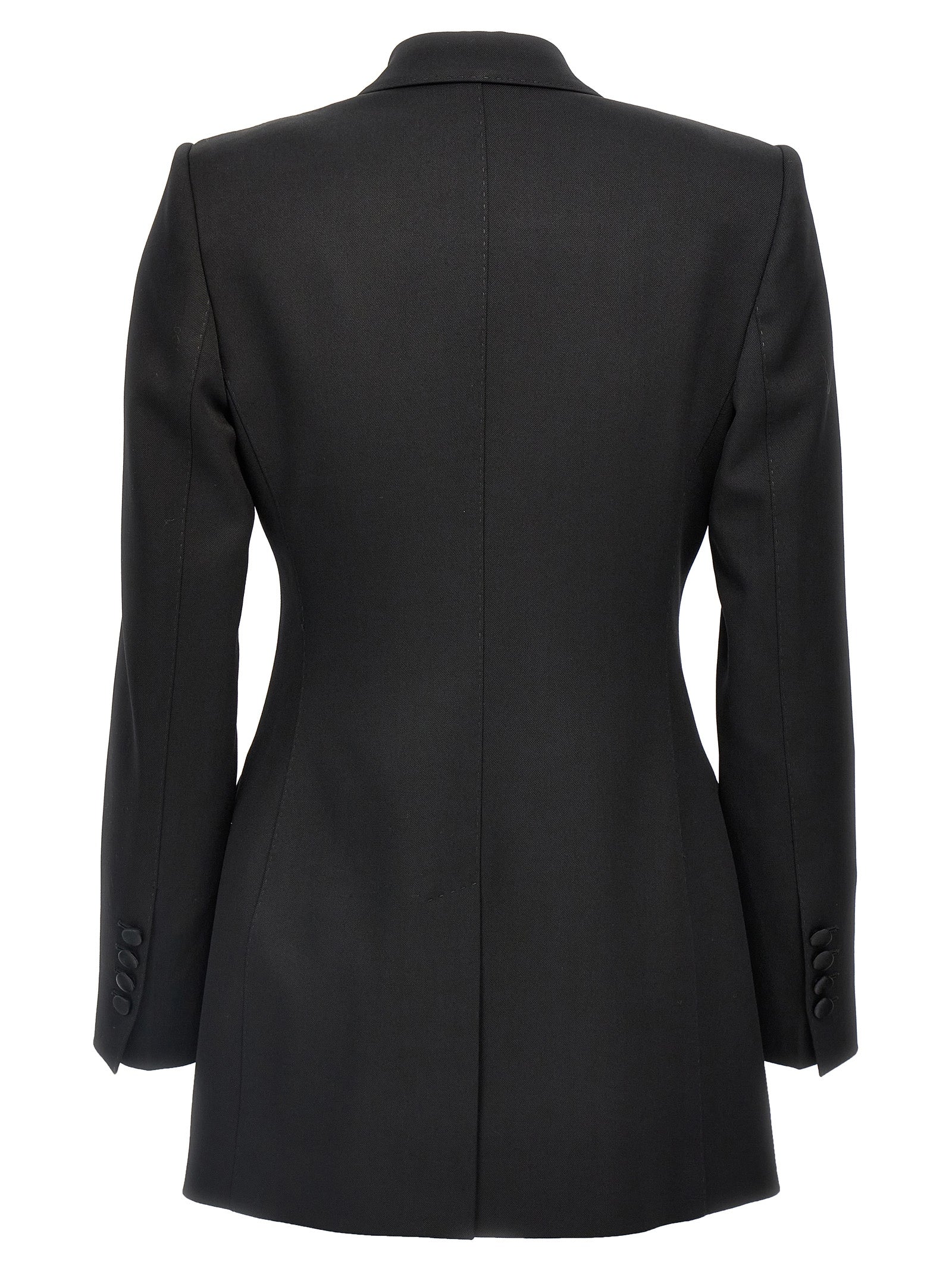 Dolce & Gabbana Black Virgin Wool Women's Blazer