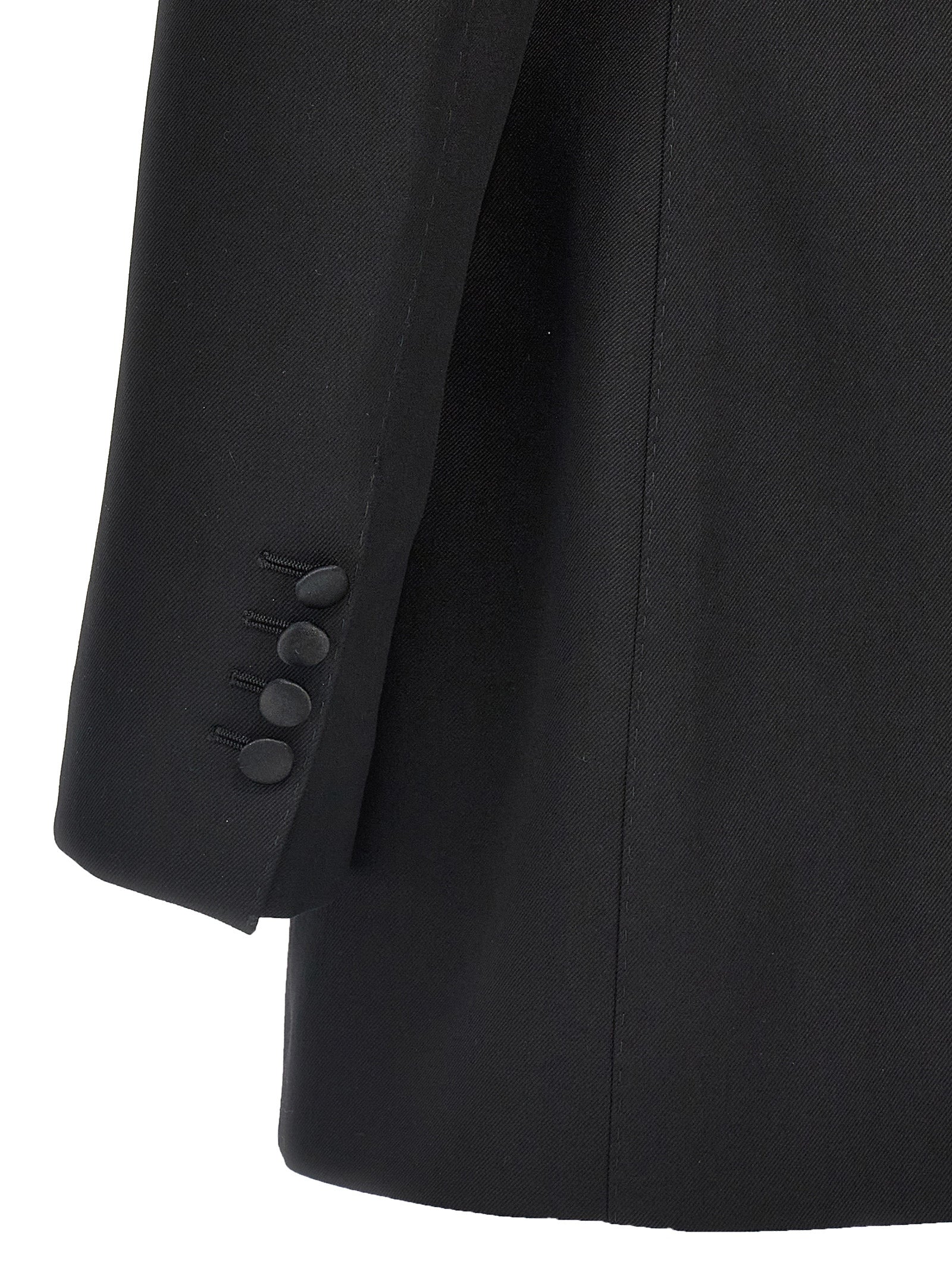 Dolce & Gabbana Black Virgin Wool Women's Blazer