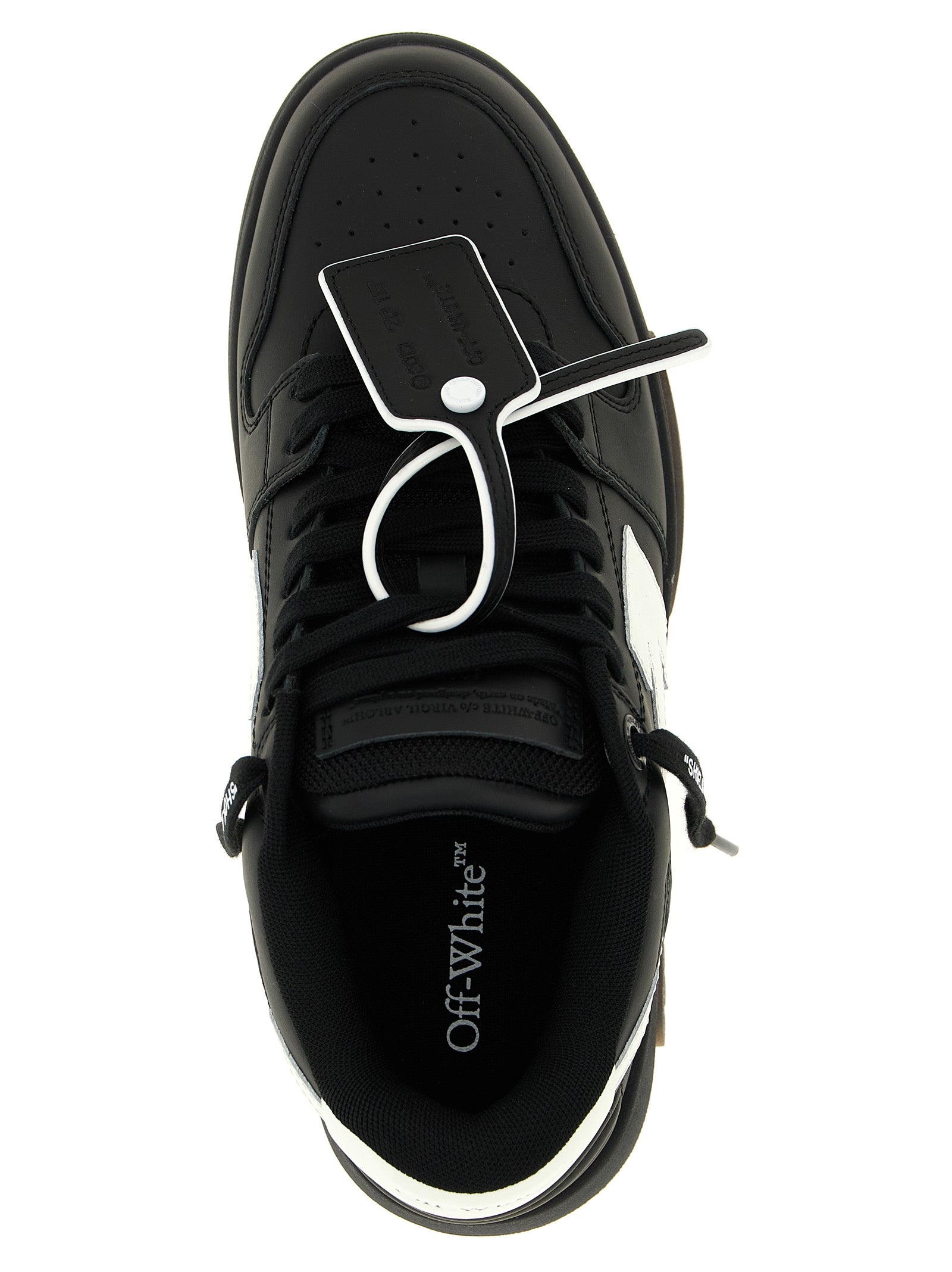 Off-White Bicolor Recycled Polyester Low Top Men's Sneakers