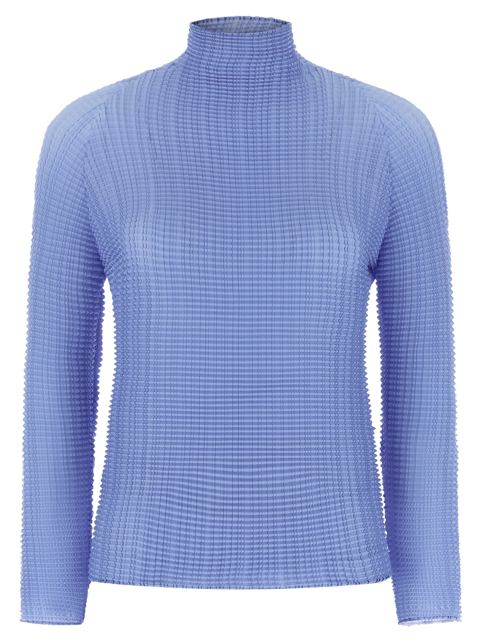 Issey Miyake Blue Polyester Women's Blouse