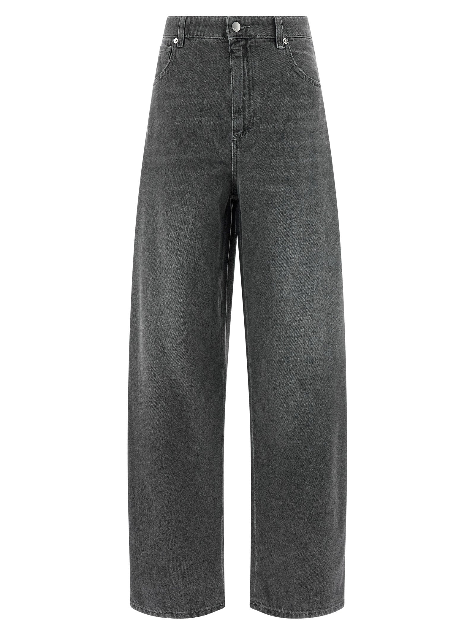 'S Max Mara Gray Cotton Cropped Women's Jeans