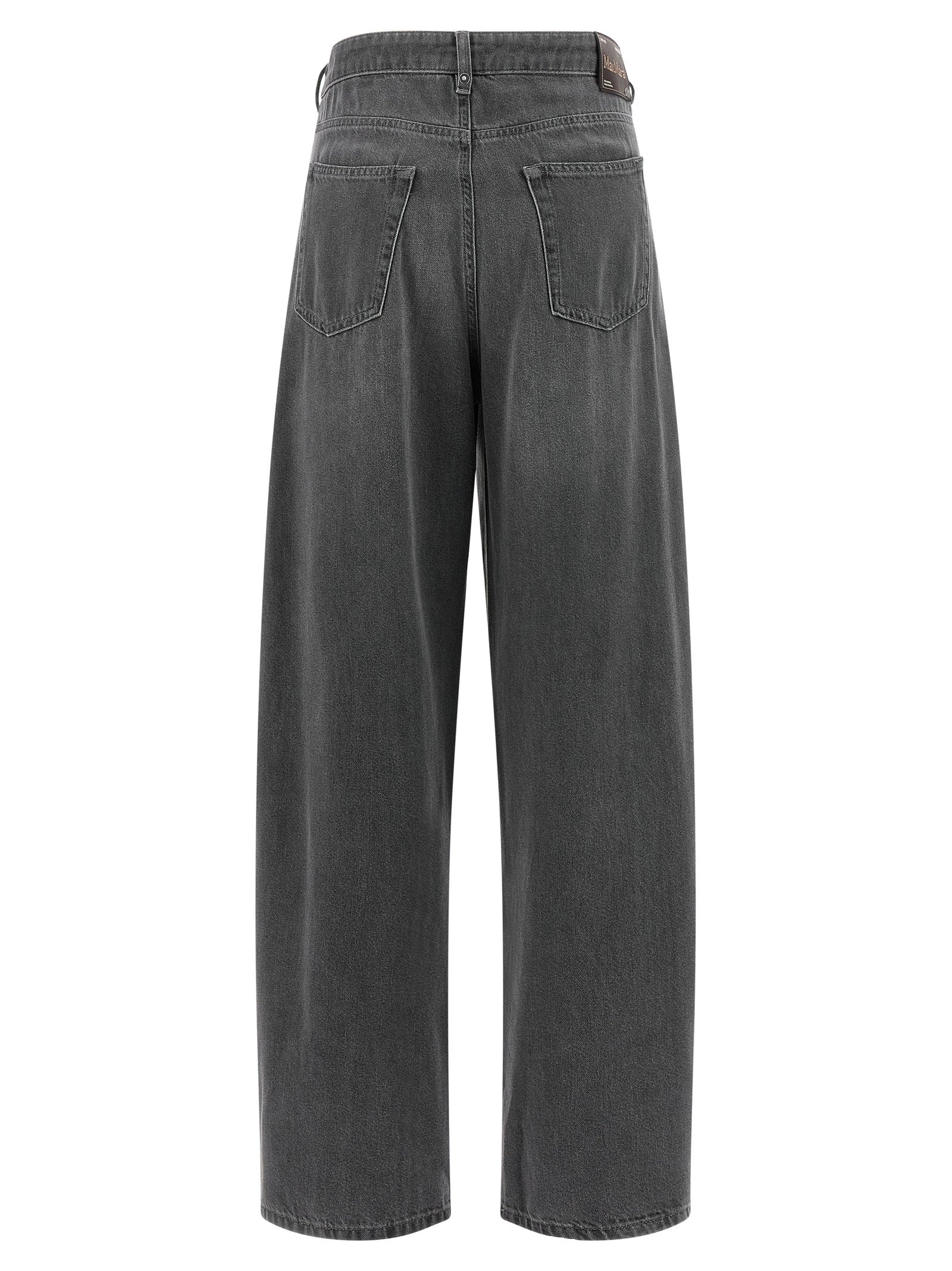 'S Max Mara Gray Cotton Cropped Women's Jeans