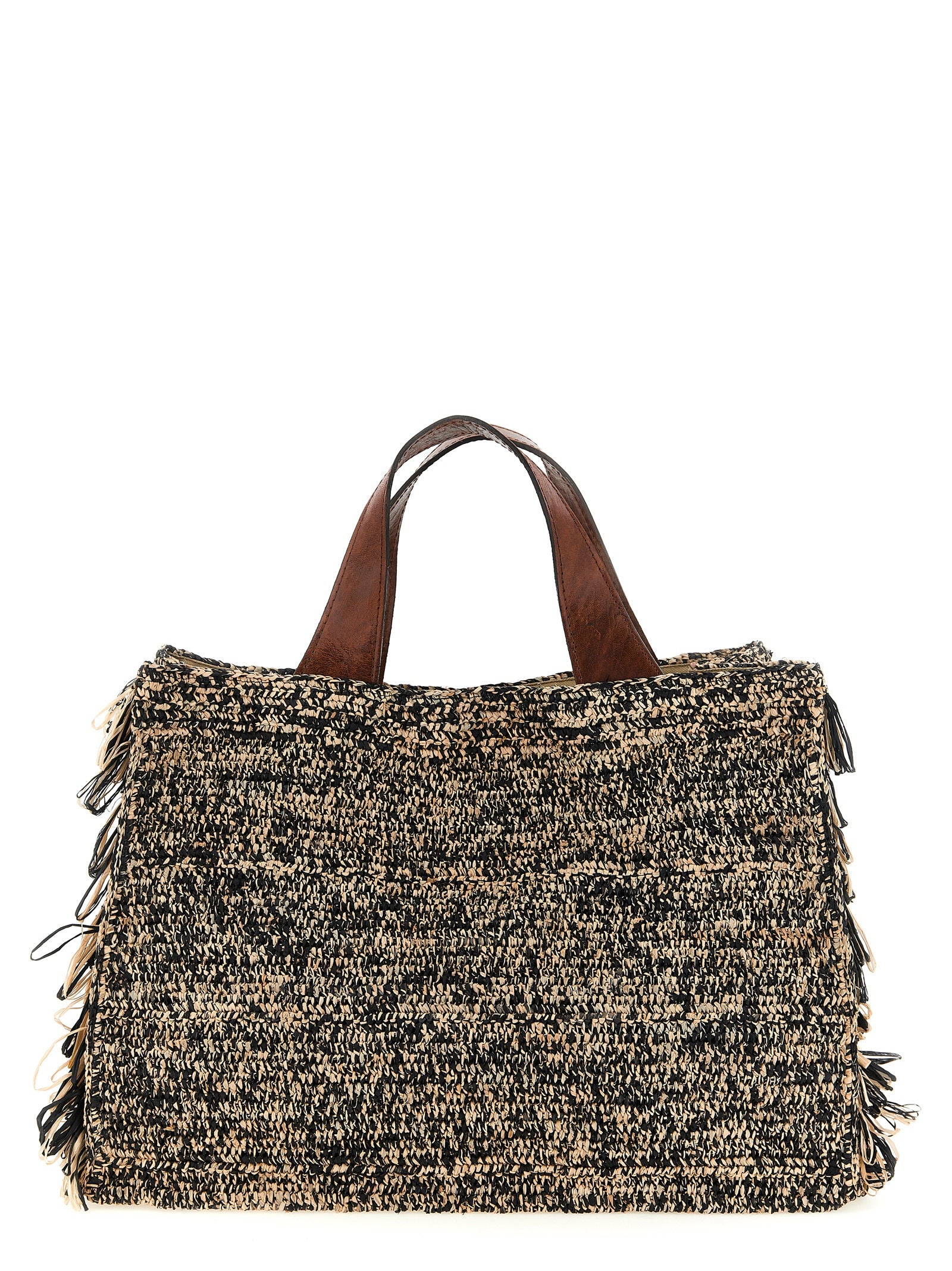 Ibeliv Bicolor Raffia Women's Handbag