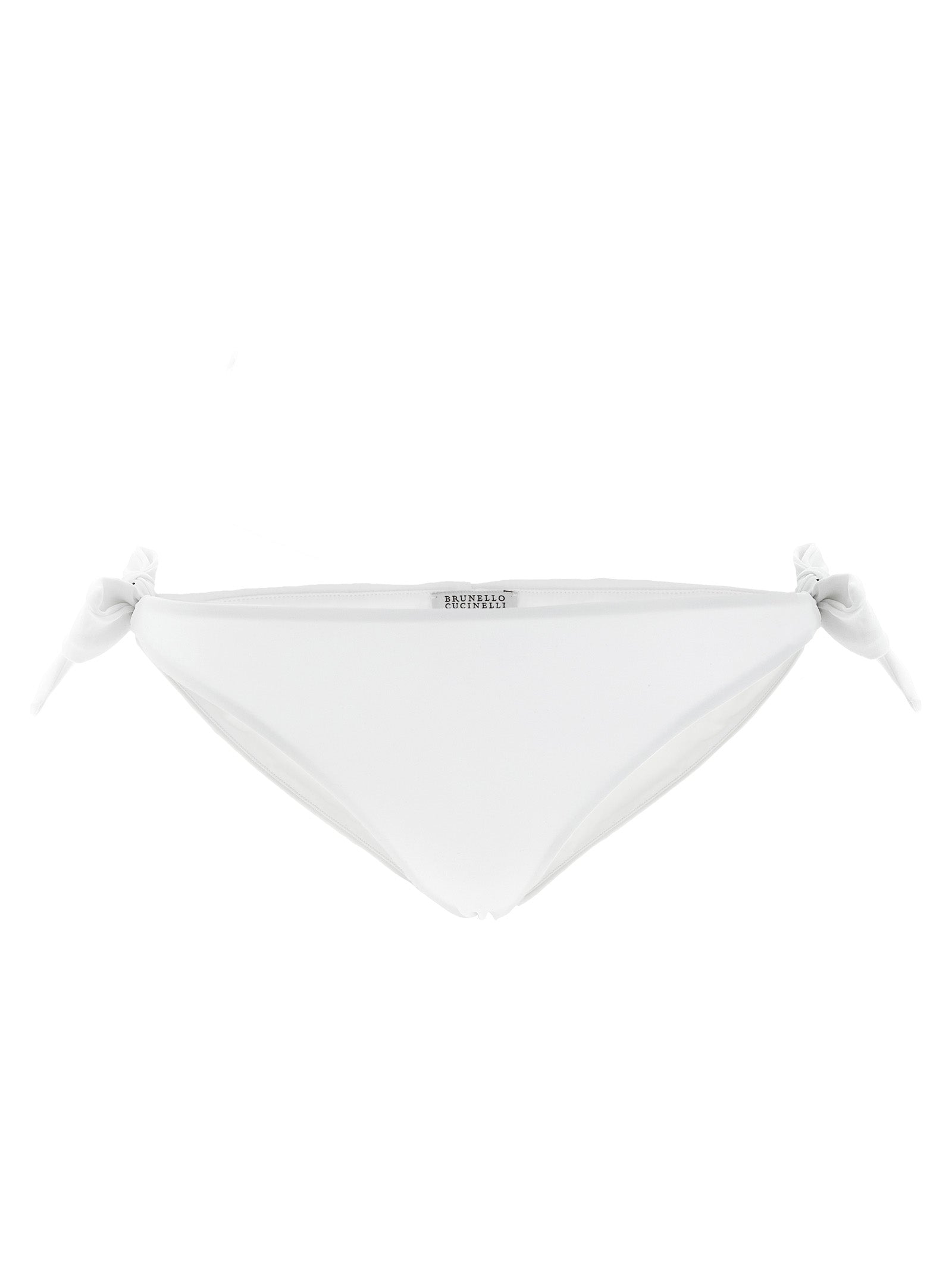 Brunello Cucinelli White Polyamide Swim Women's Briefs