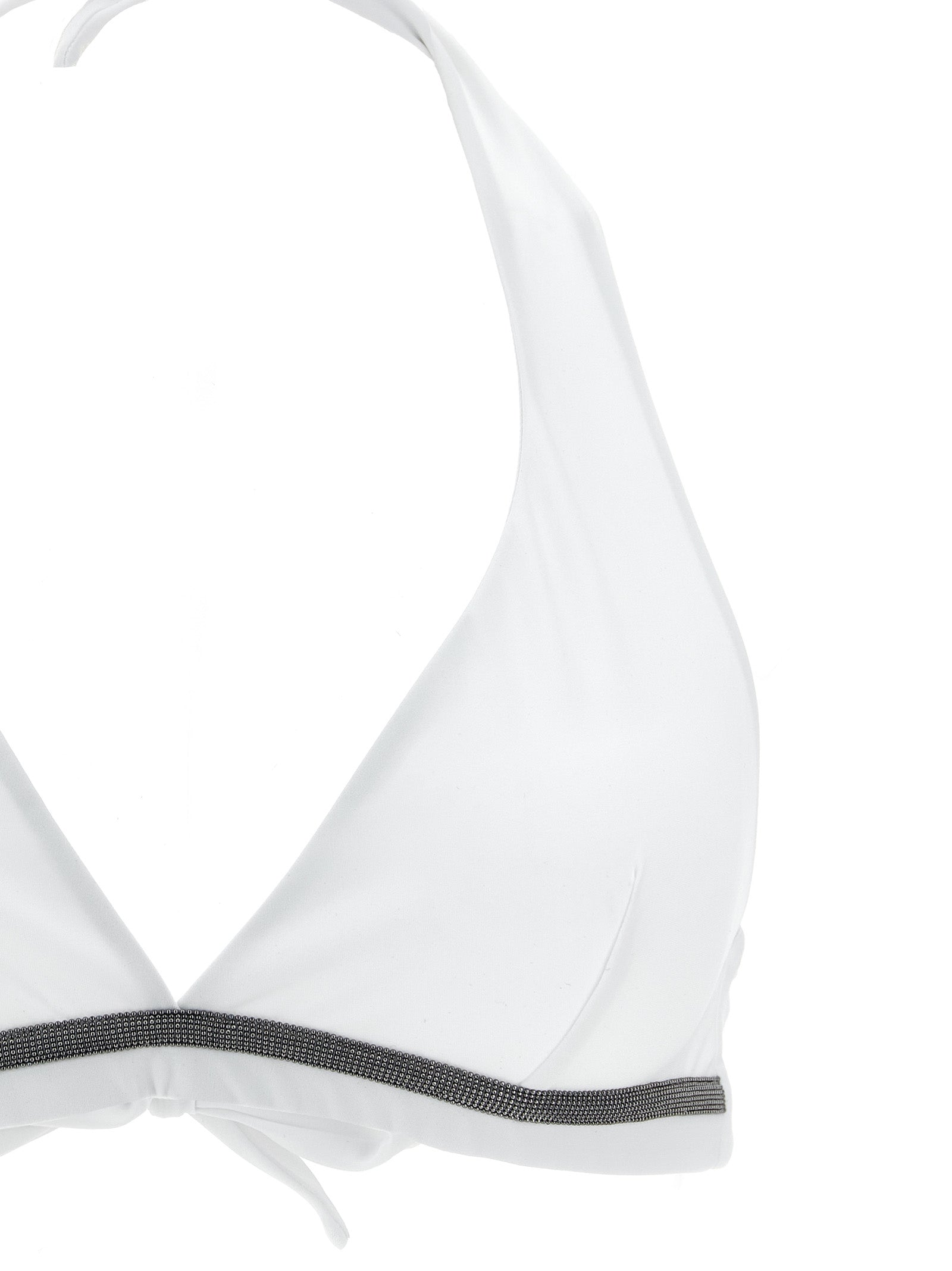 Brunello Cucinelli White Polyamide Women's Bikini