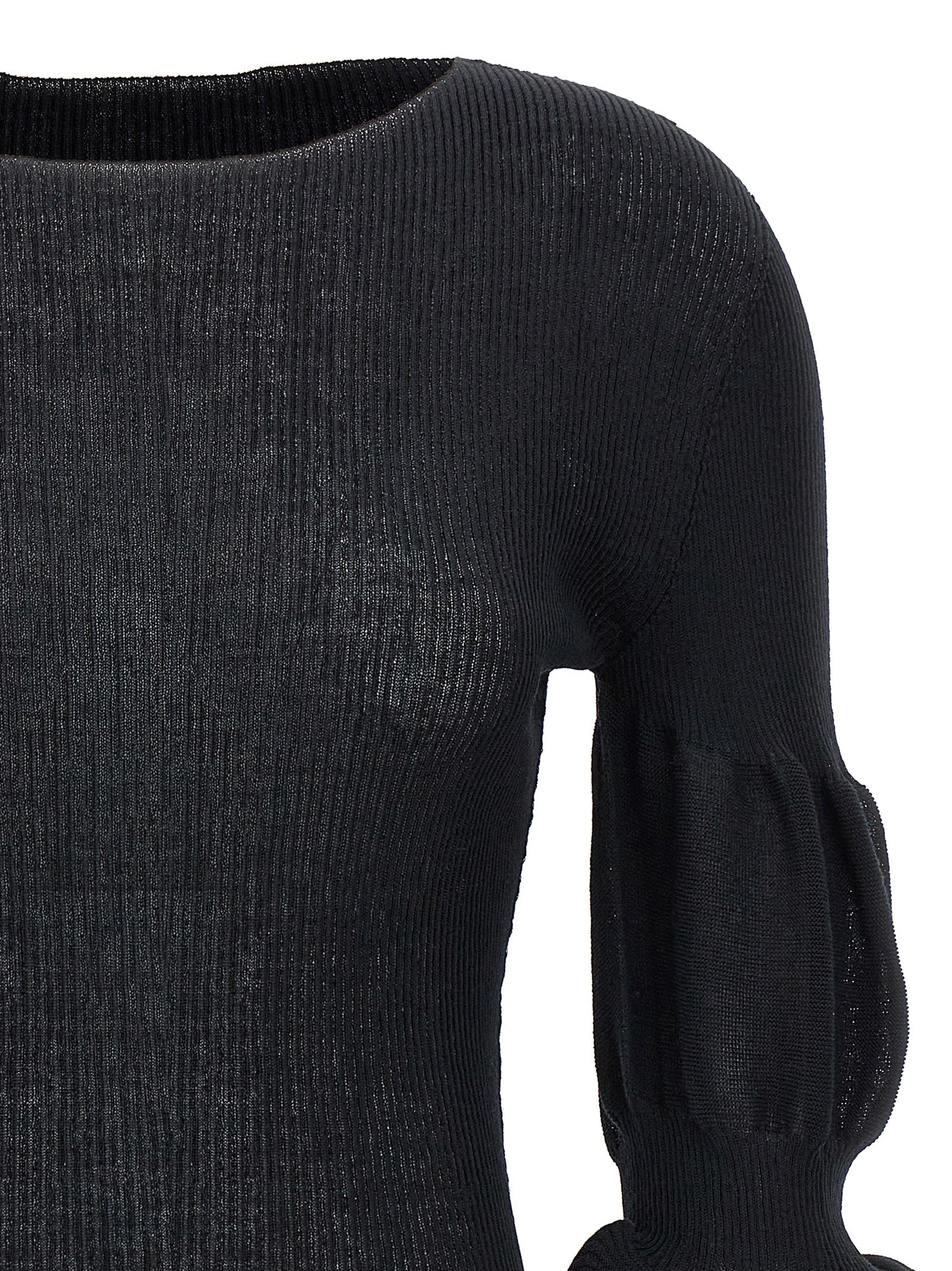 Issey Miyake Black Polyester Women's Sweatshirt