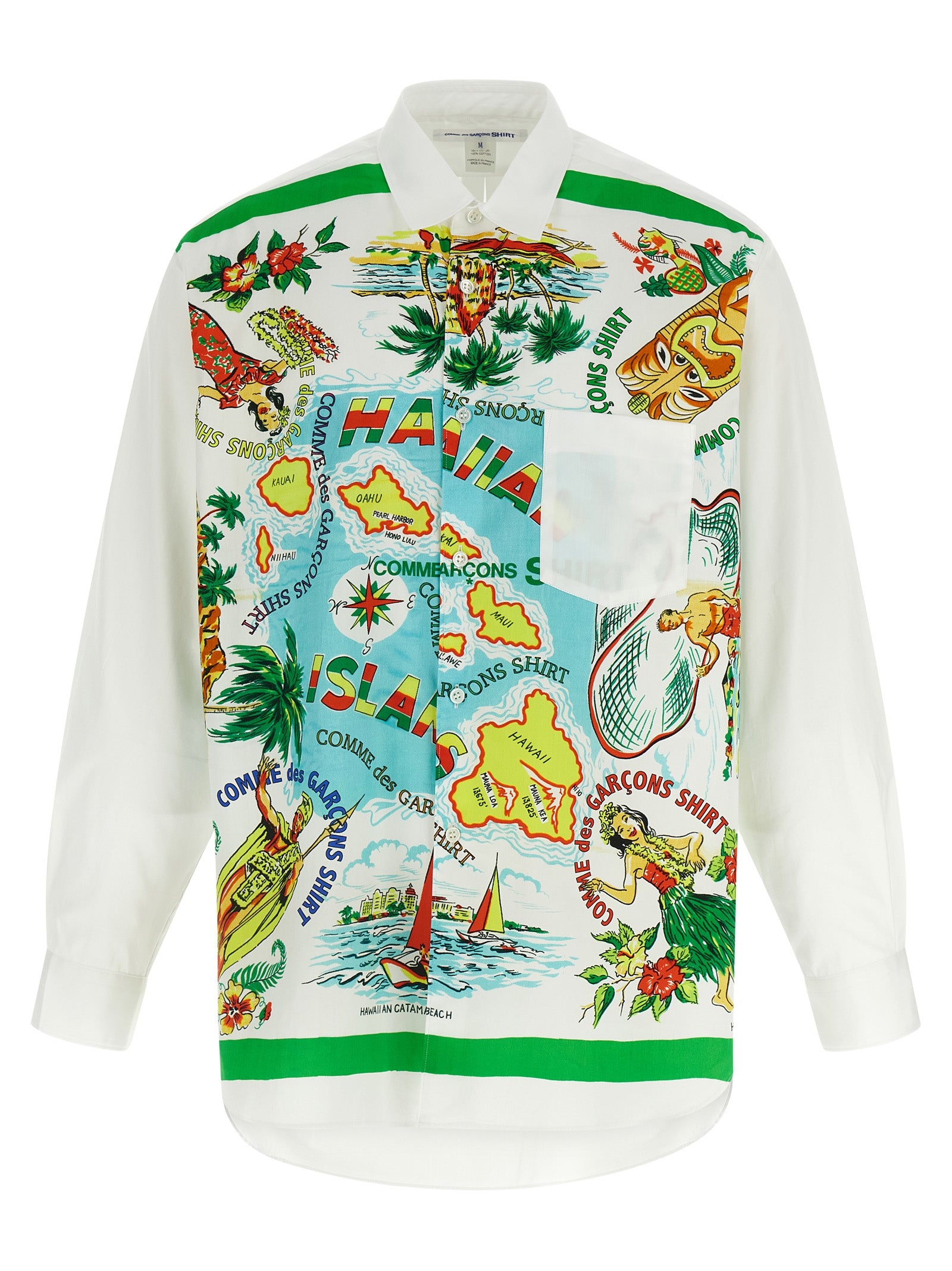 Comme Des Garçons Multicolor Cotton Men's Blouse