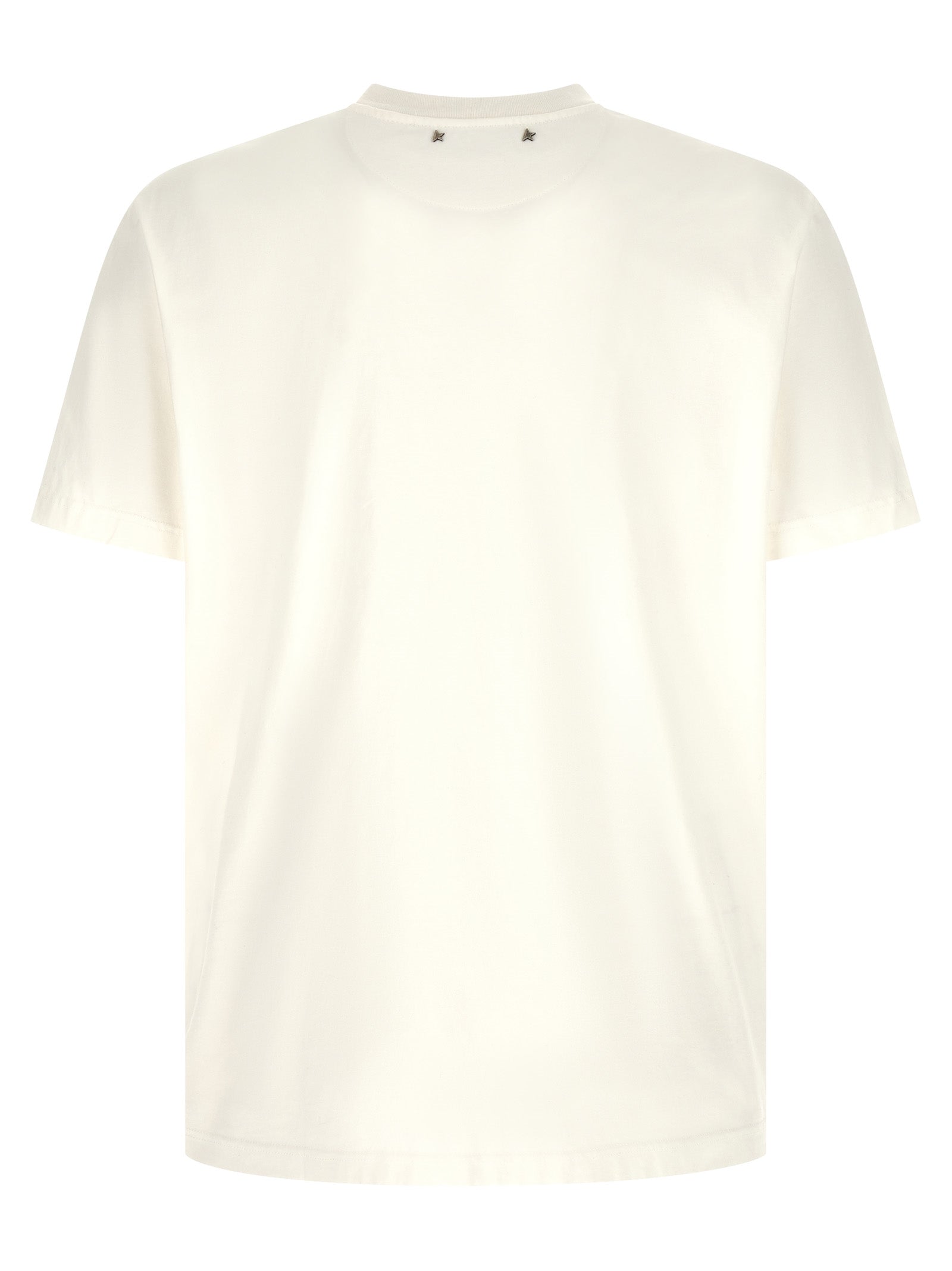 Golden Goose White Cotton Men's T-Shirt