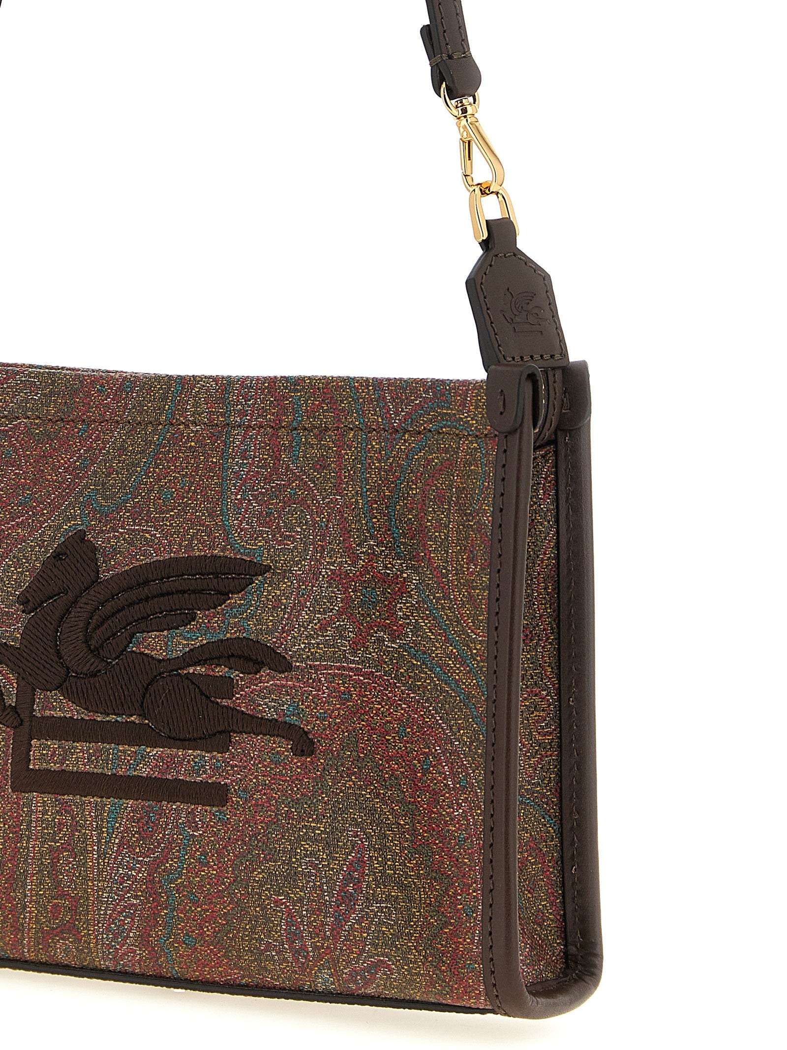 Etro Multicolor Cotton Clutch Women's Bag