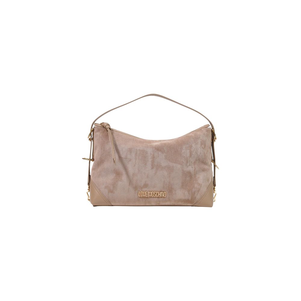 Love Moschino Beige Polyester Women's Handbag