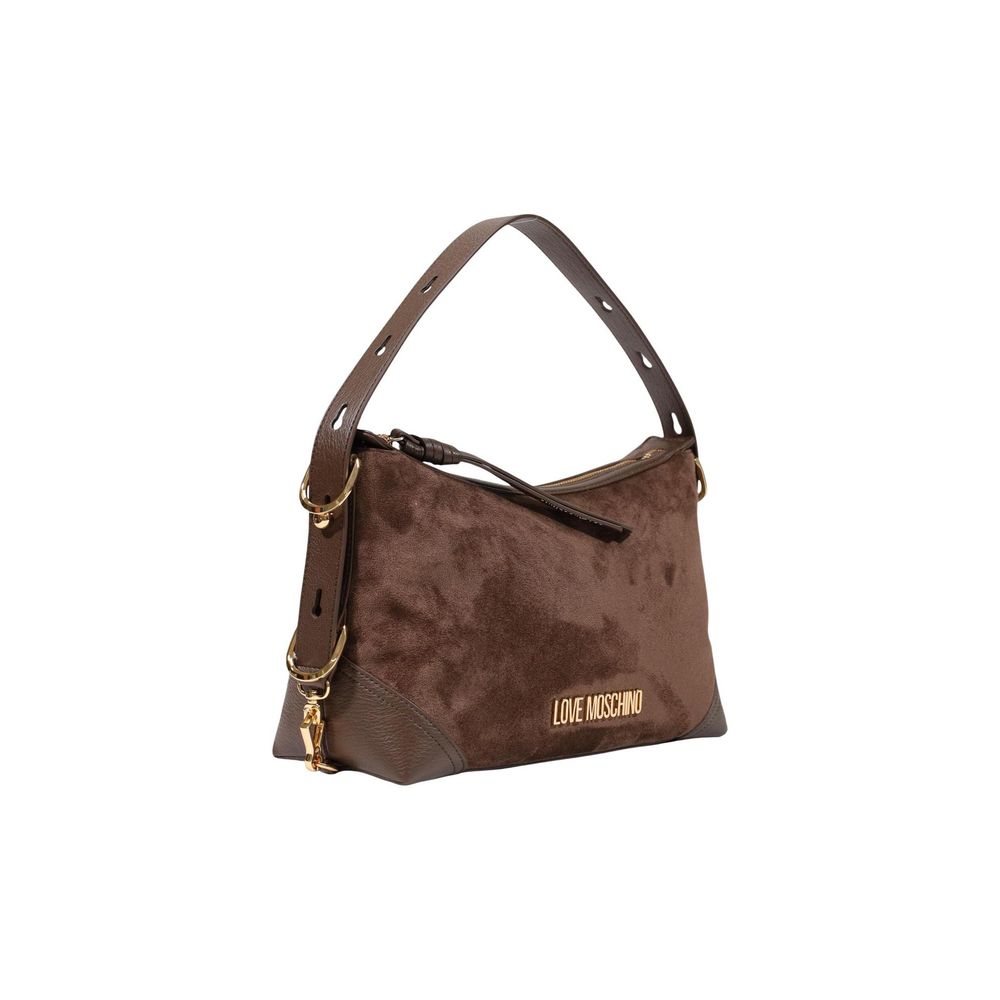 Love Moschino Brown Polyester Women's Handbag