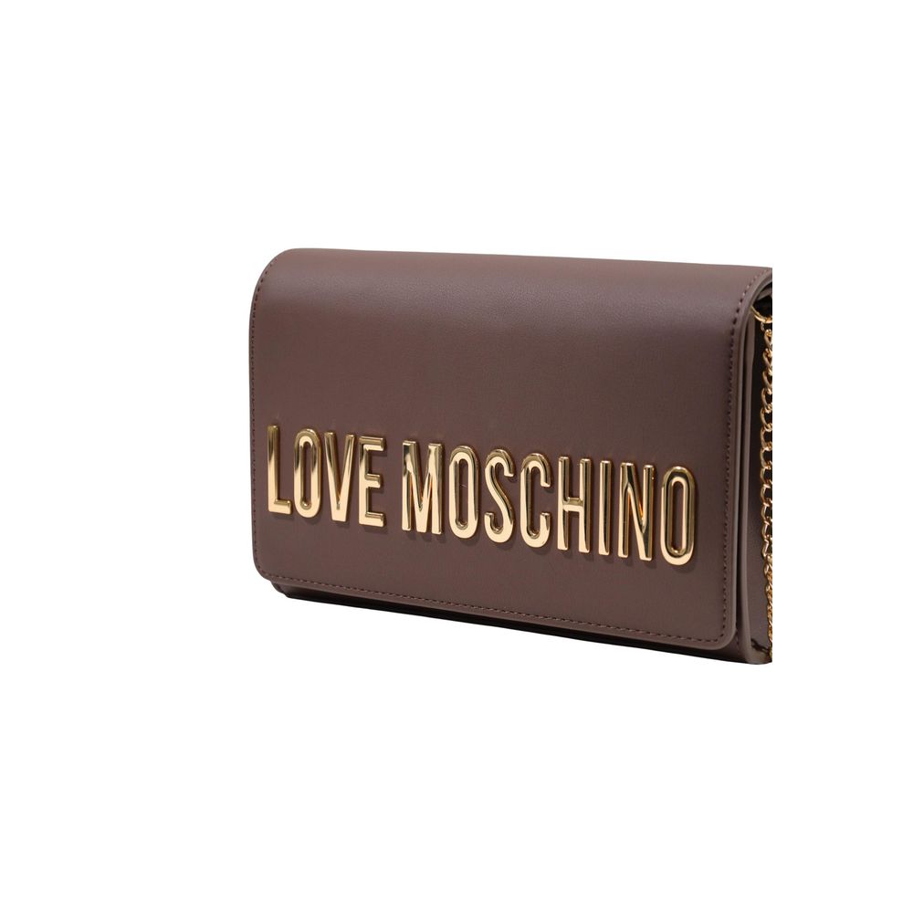 Love Moschino Brown Polyethylene Women's Handbag