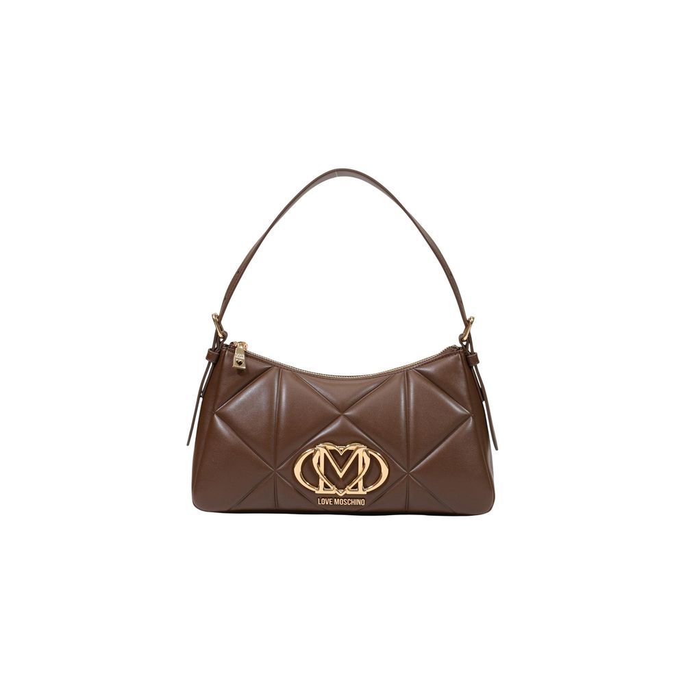 Love Moschino Brown Polyethylene Women's Handbag