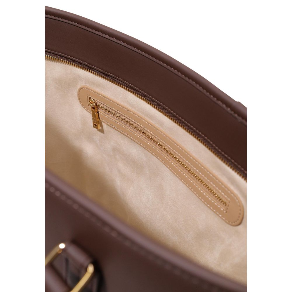 Love Moschino Brown Polyethylene Women's Handbag