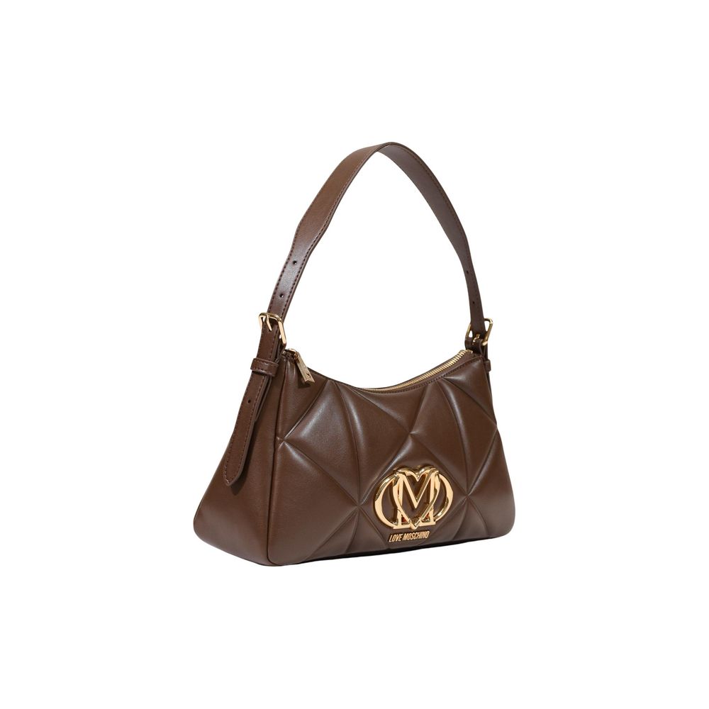 Love Moschino Brown Polyethylene Women's Handbag