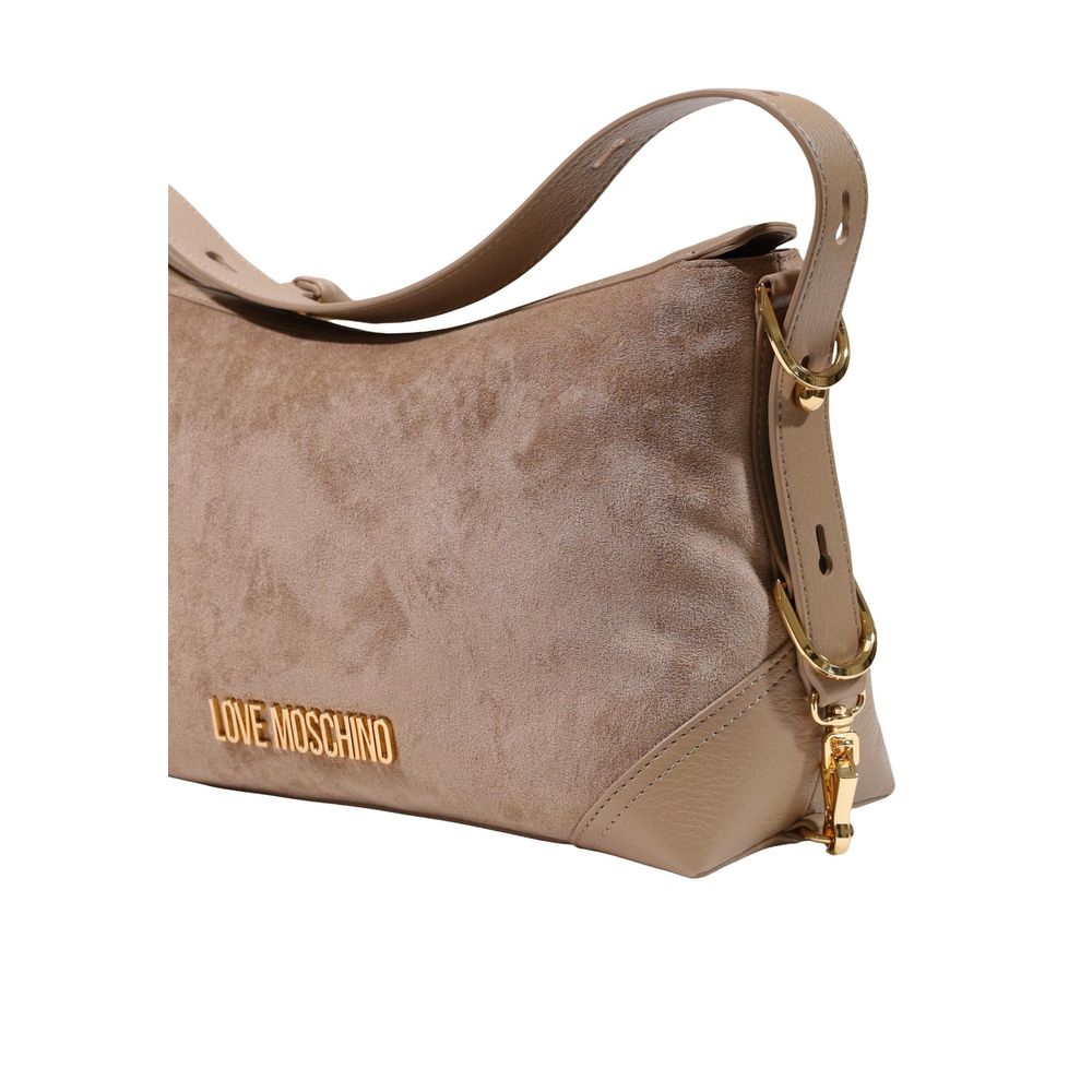 Love Moschino Beige Polyester Women's Handbag