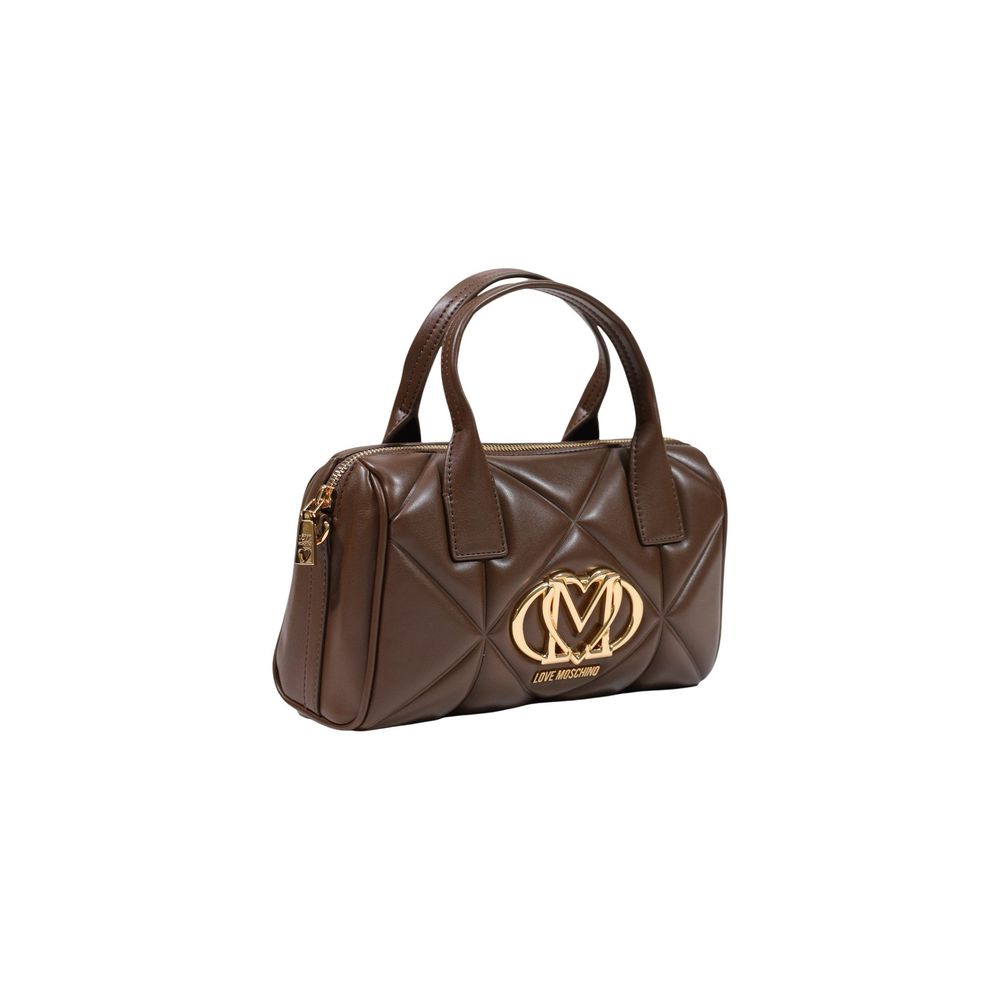 Love Moschino Brown Polyethylene Women's Handbag