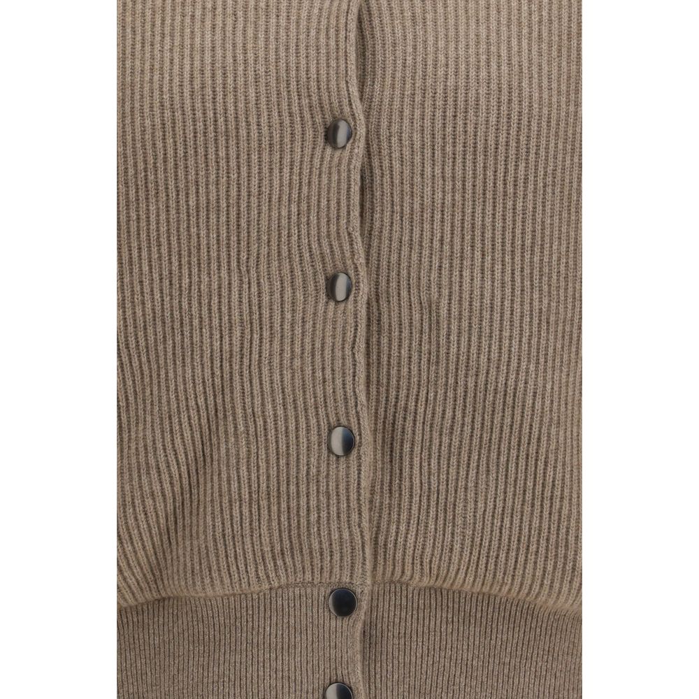 Brunello Cucinelli Beige Cashmere Women's Bomber