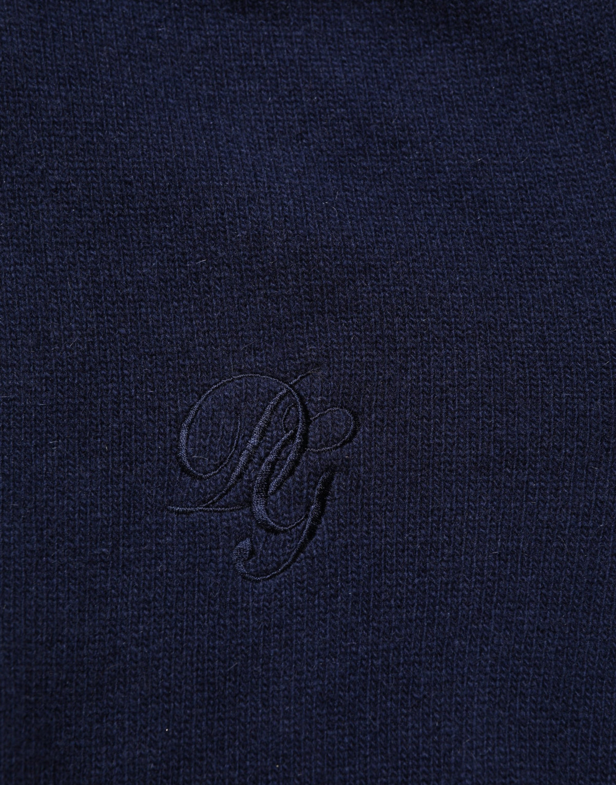Dolce & Gabbana Blue Wool Knit Turtleneck Pullover Men's Sweater