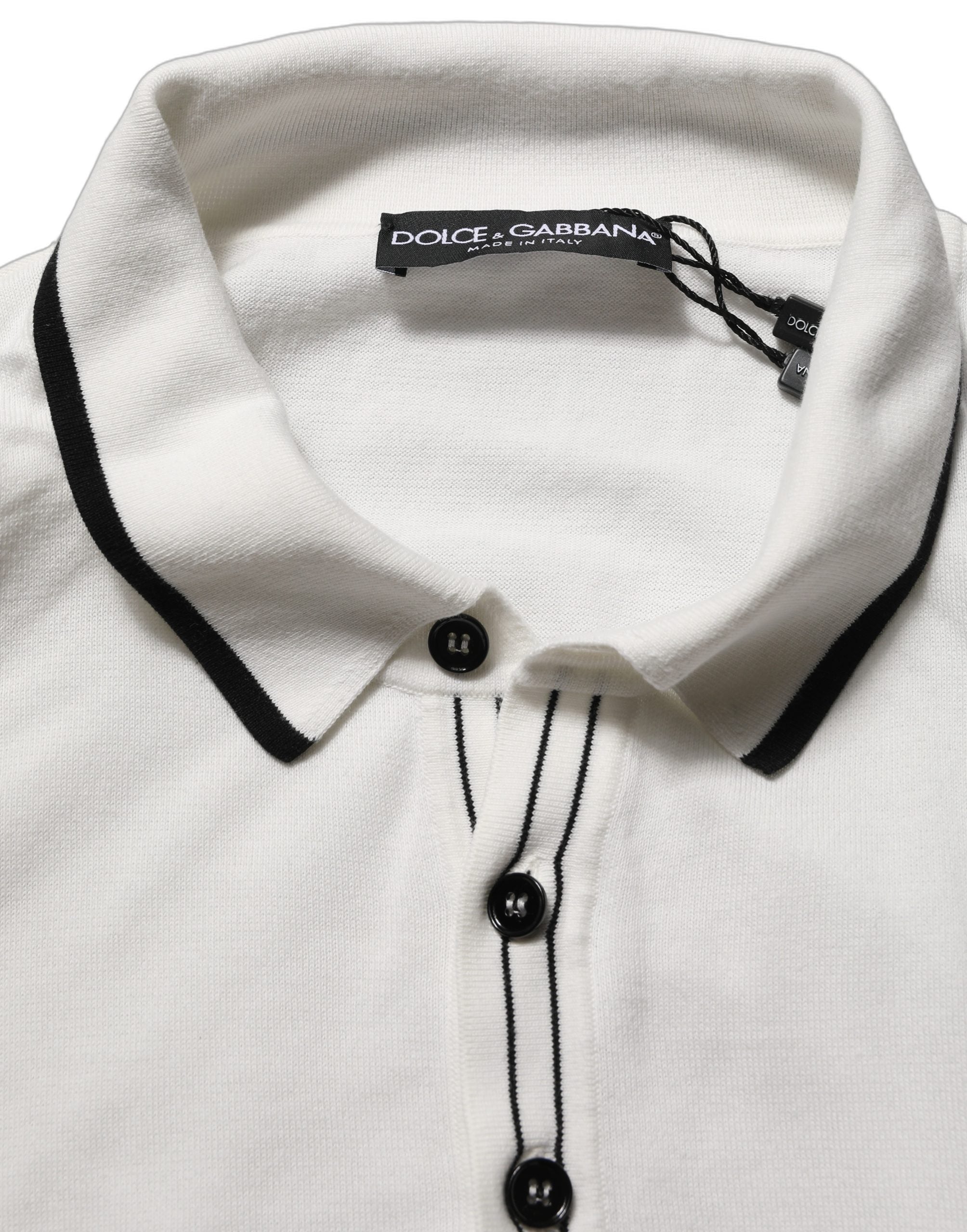 Dolce & Gabbana Black Leaf Print Silk Men Crew Neck Men's T-shirt