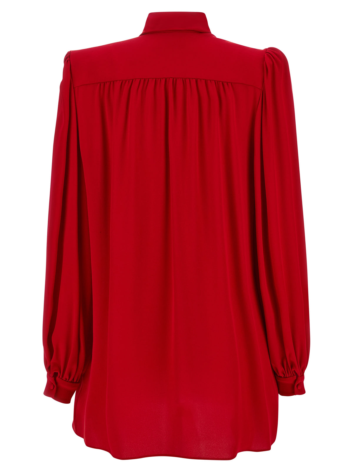 Valentino Garavani Red Silk Women's Blouse