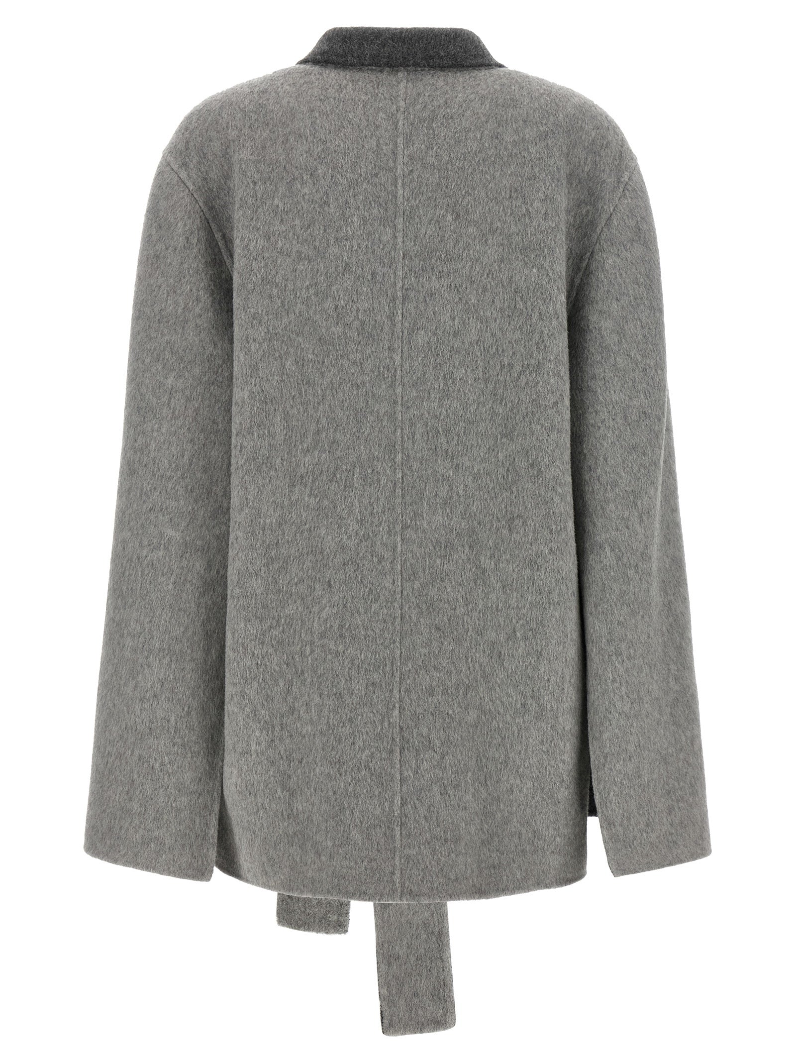 Alberta Ferretti Gray Wool Women's Cardigan