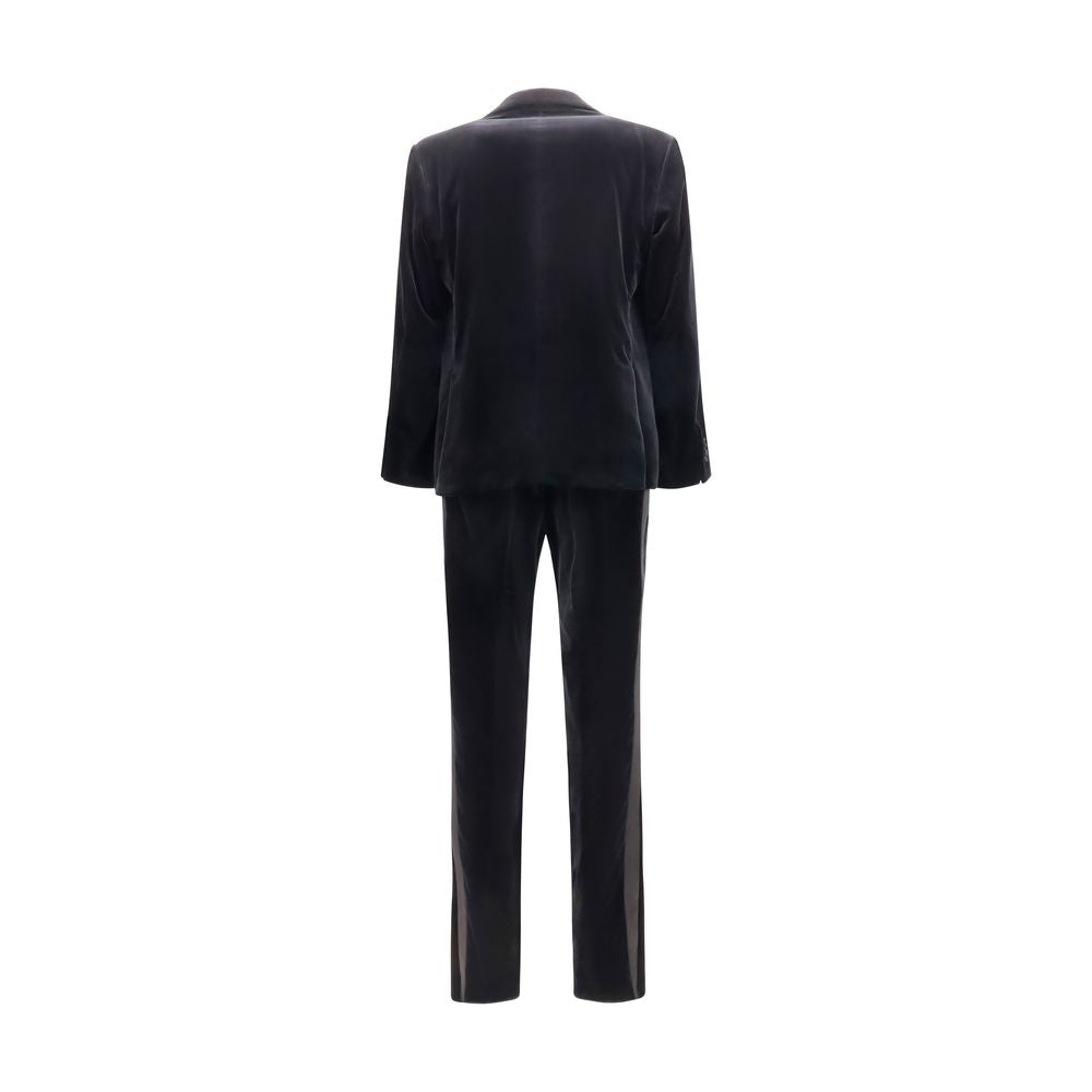 Ferragamo Black Cotton Men's Tuxedo