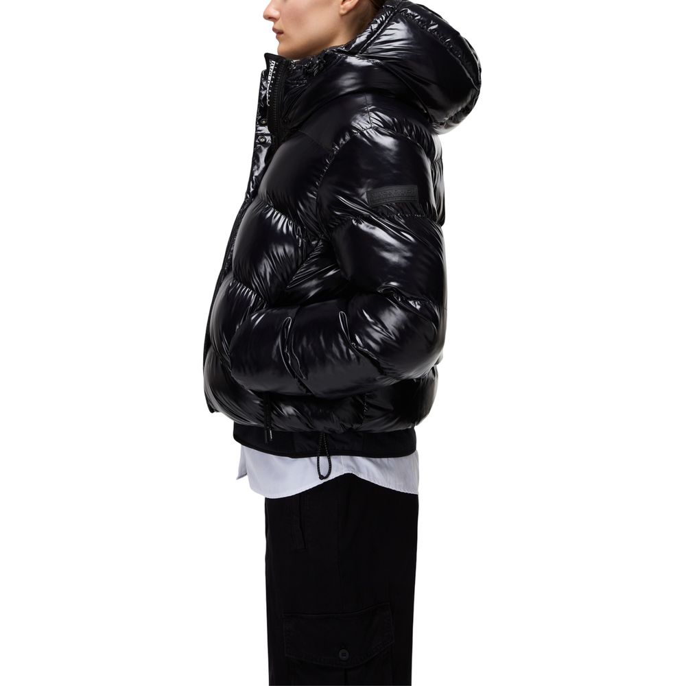 Napapijri Black Recycled Polyester Full-Length Women's Jacket