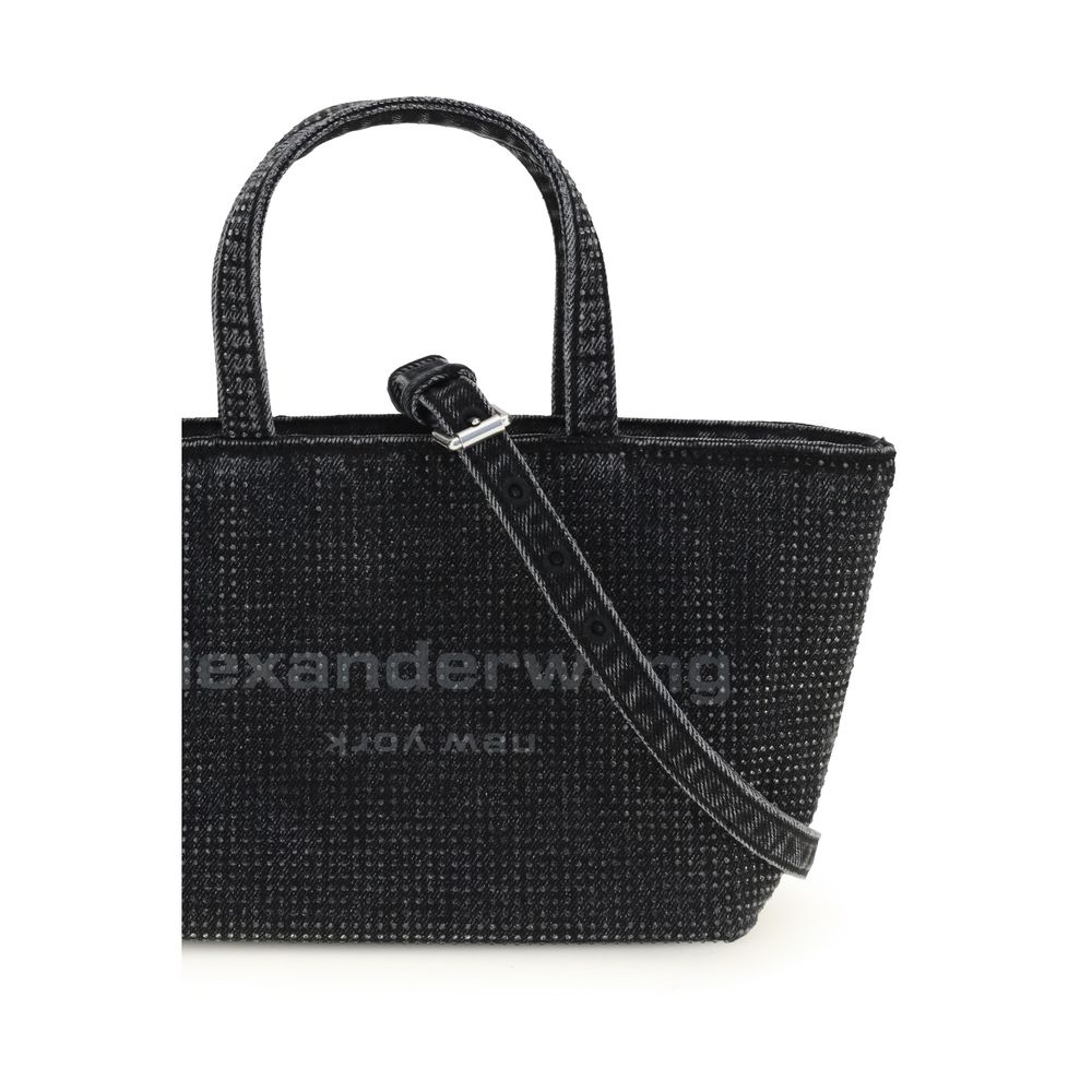 Alexander Wang Gray Cotton Shoulder Women's Bag
